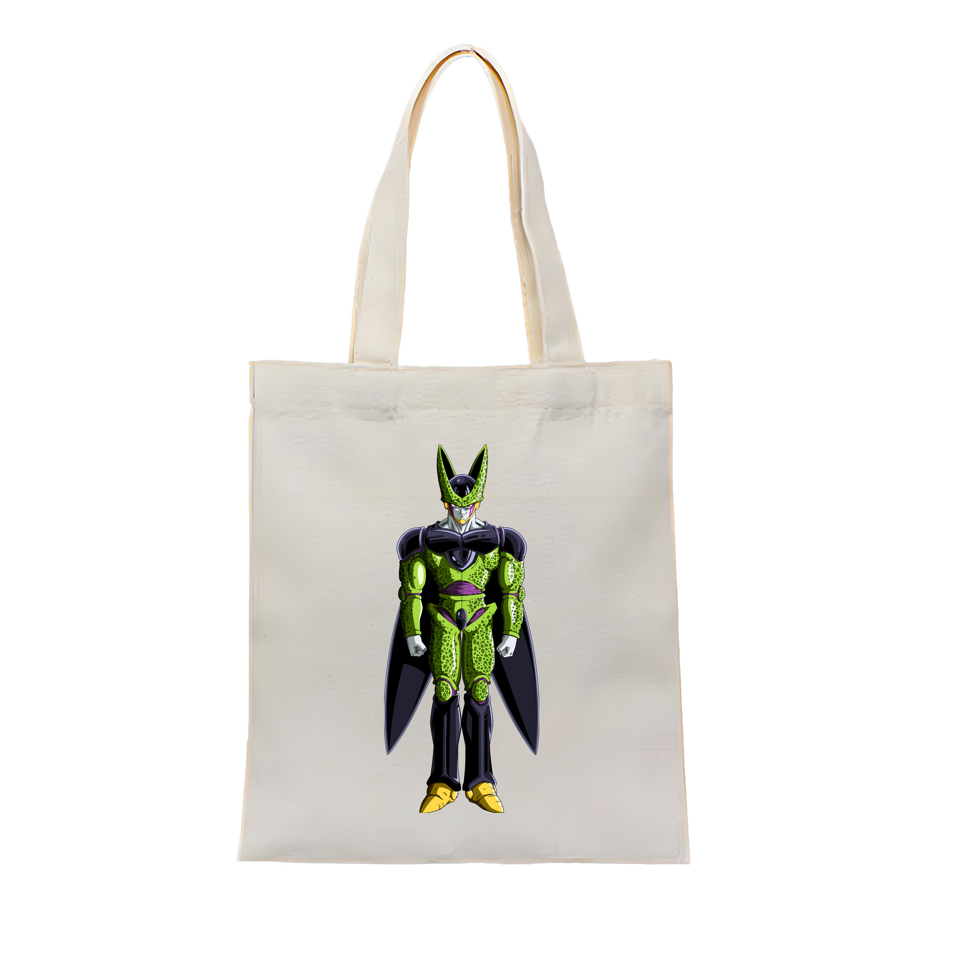 （画像用） ドラゴンボール セル DRAGON BALL Cell 縦型キャンバス生地手提げバッグ　トートバッグ