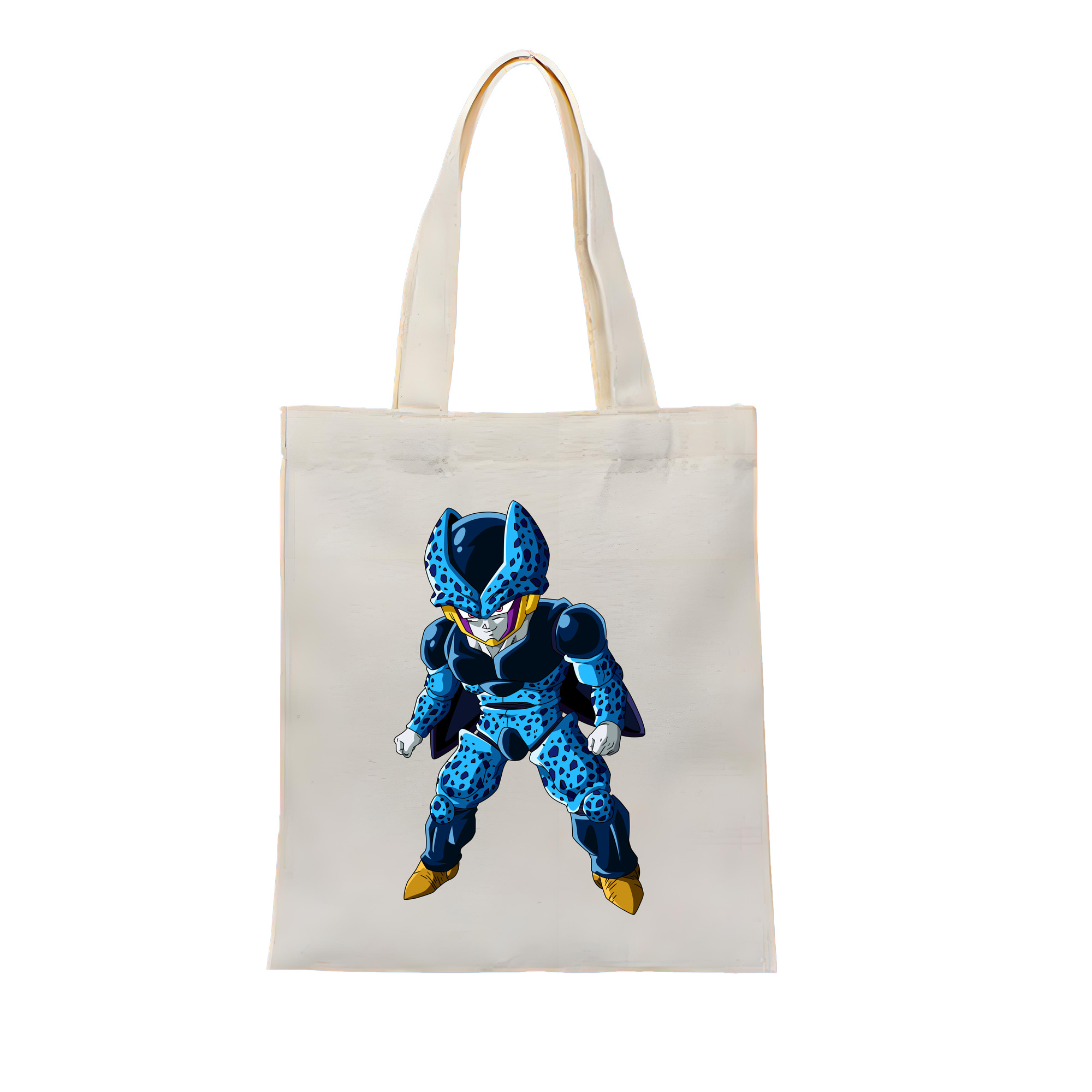 （画像用） ドラゴンボール セル DRAGON BALL Cell 縦型キャンバス生地手提げバッグ　トートバッグ