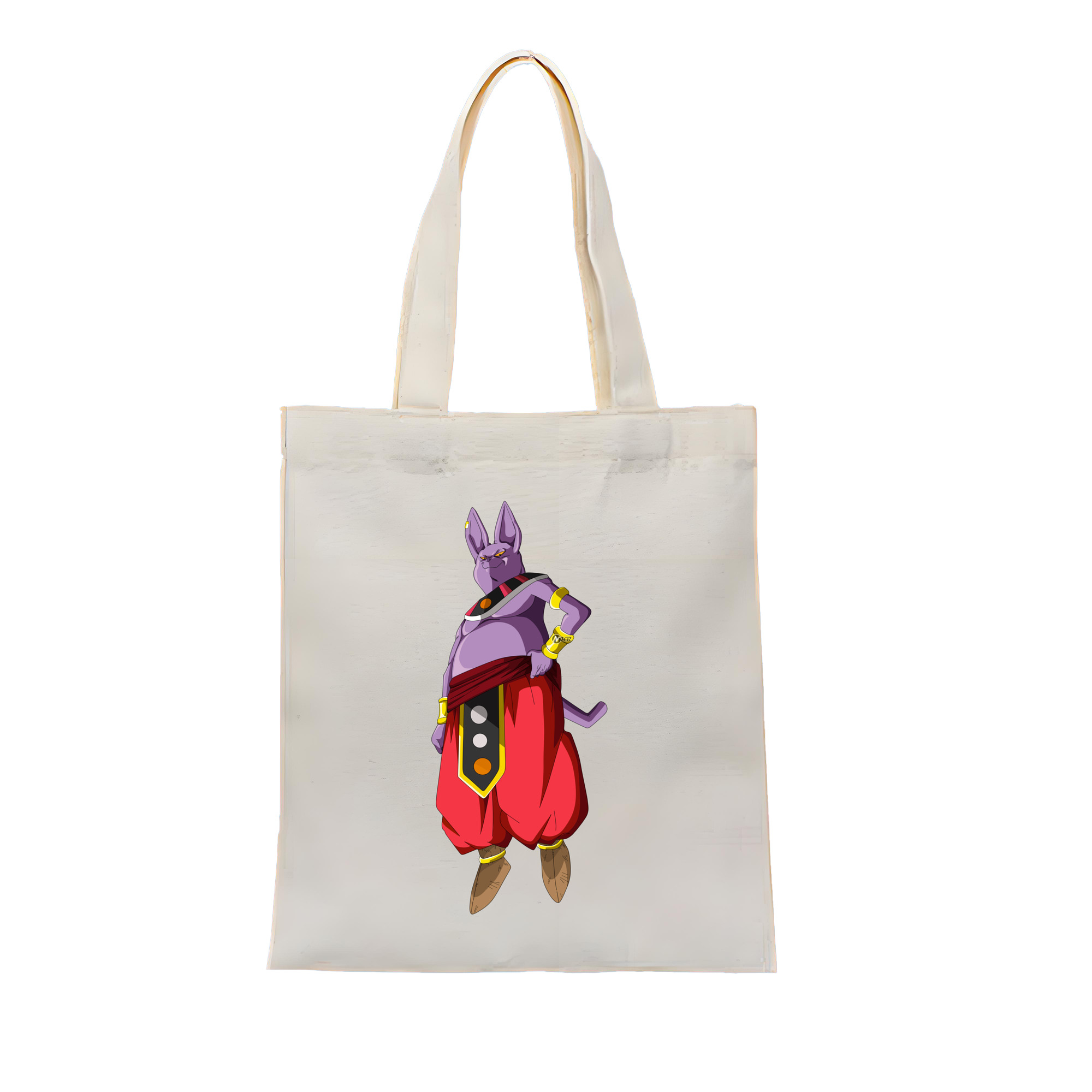 （画像用） ドラゴンボール シャンパ DRAGON BALL Champa 縦型キャンバス生地手提げバッグ　トートバッグ