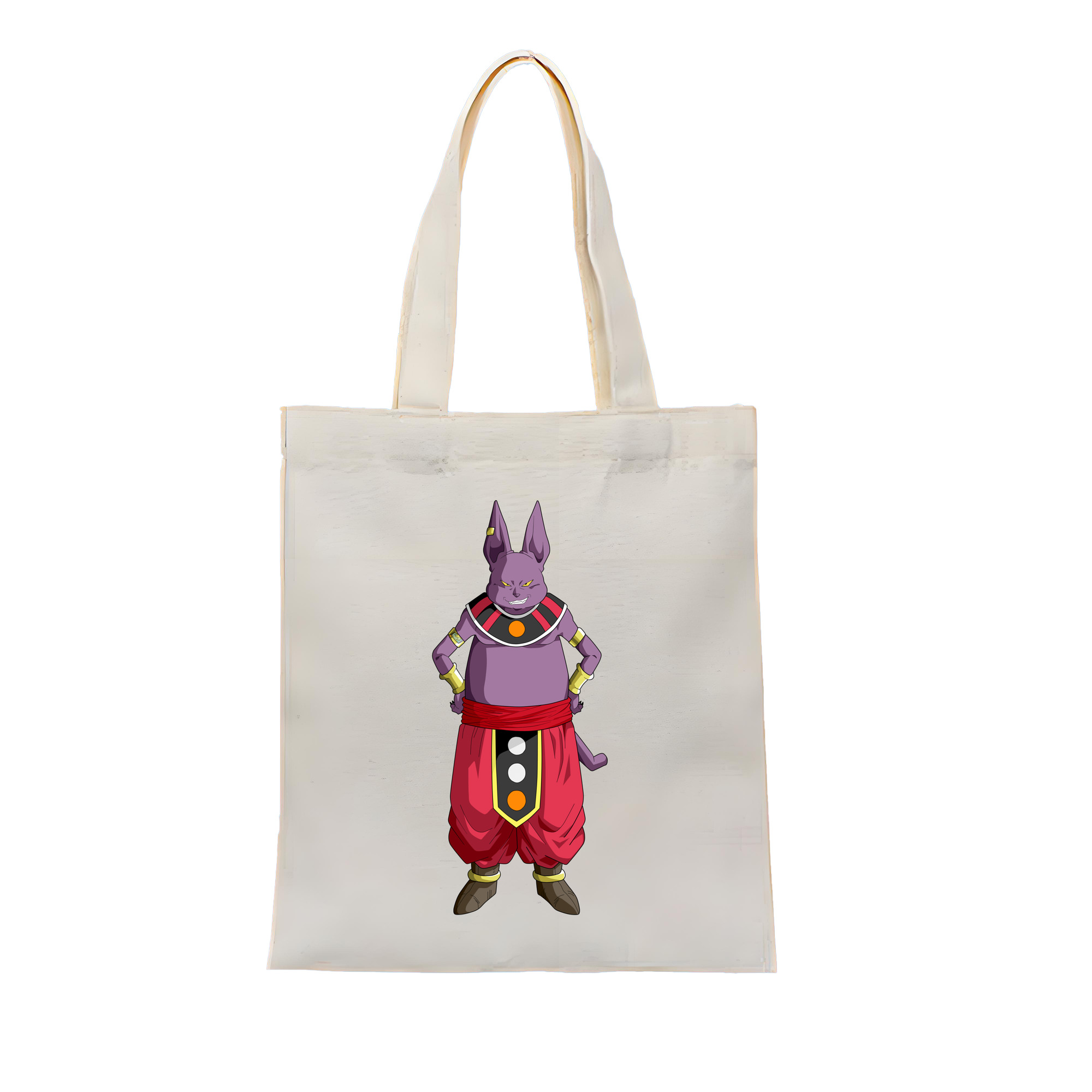 （画像用） ドラゴンボール シャンパ DRAGON BALL Champa 縦型キャンバス生地手提げバッグ　トートバッグ