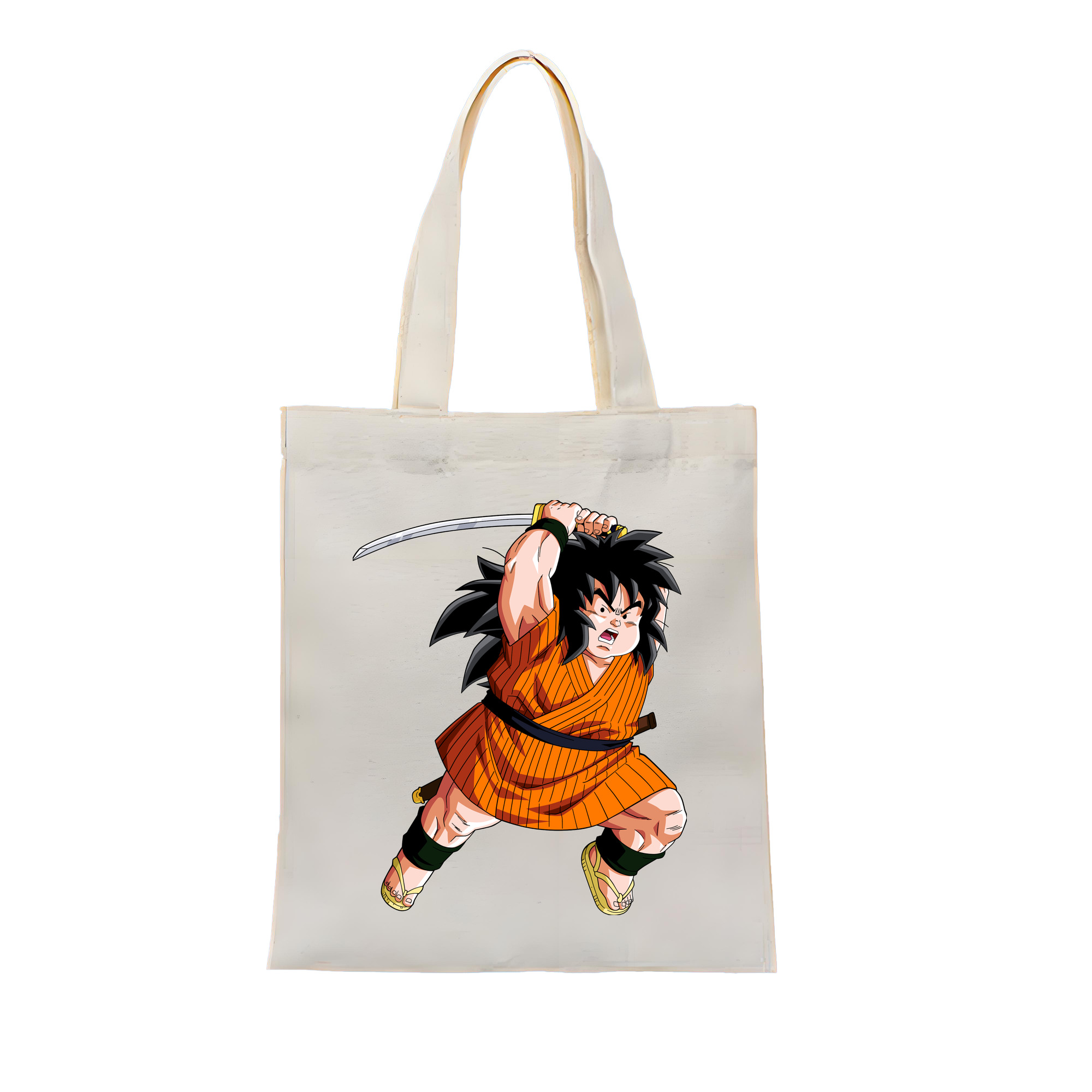 （画像用） ドラゴンボール やじろべえ DRAGON BALL Yajirobe 縦型キャンバス生地手提げバッグ　トートバッグ
