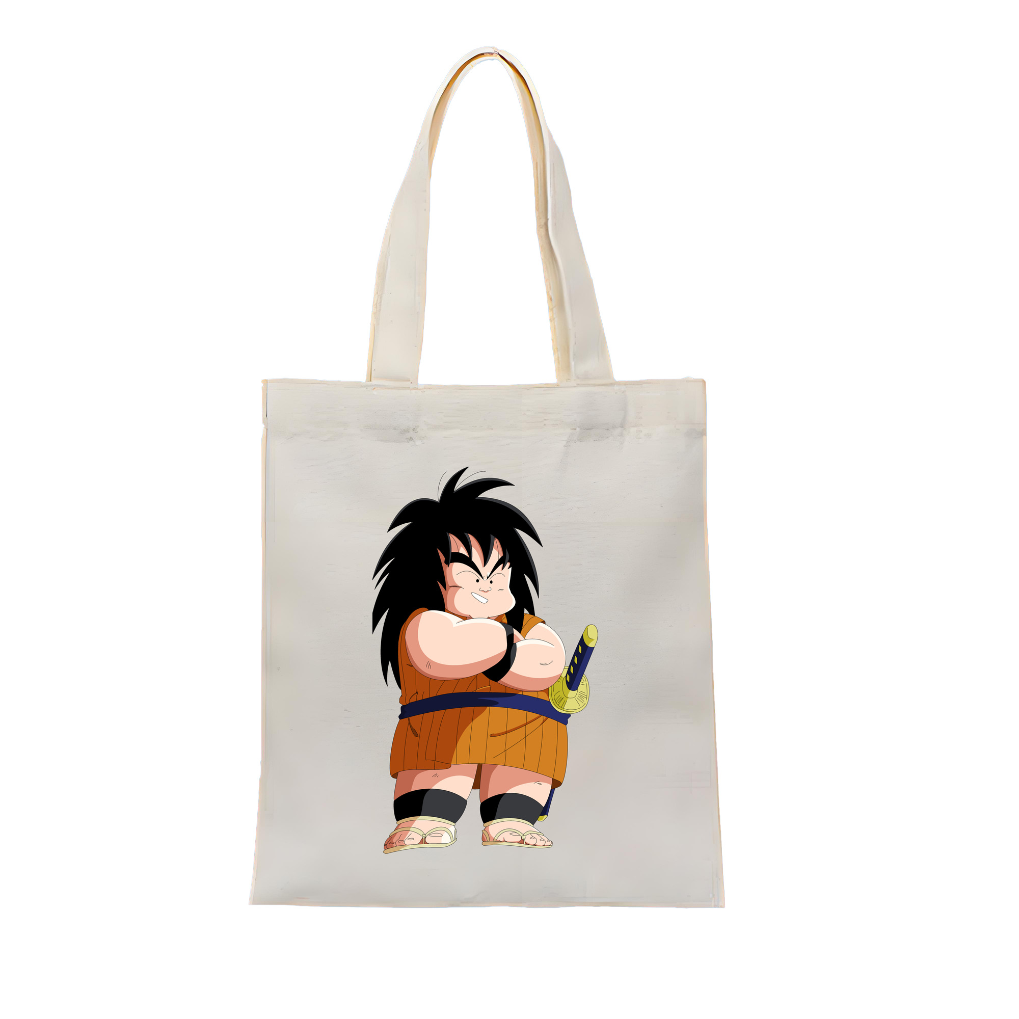 （画像用） ドラゴンボール やじろべえ DRAGON BALL Yajirobe 縦型キャンバス生地手提げバッグ　トートバッグ