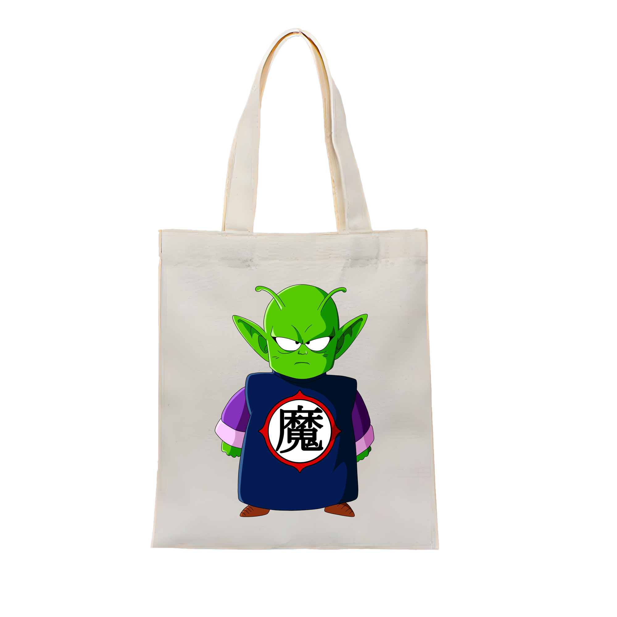 （画像用） ドラゴンボール ピッコロ DRAGON BALL Piccolo 縦型キャンバス生地手提げバッグ　トートバッグ