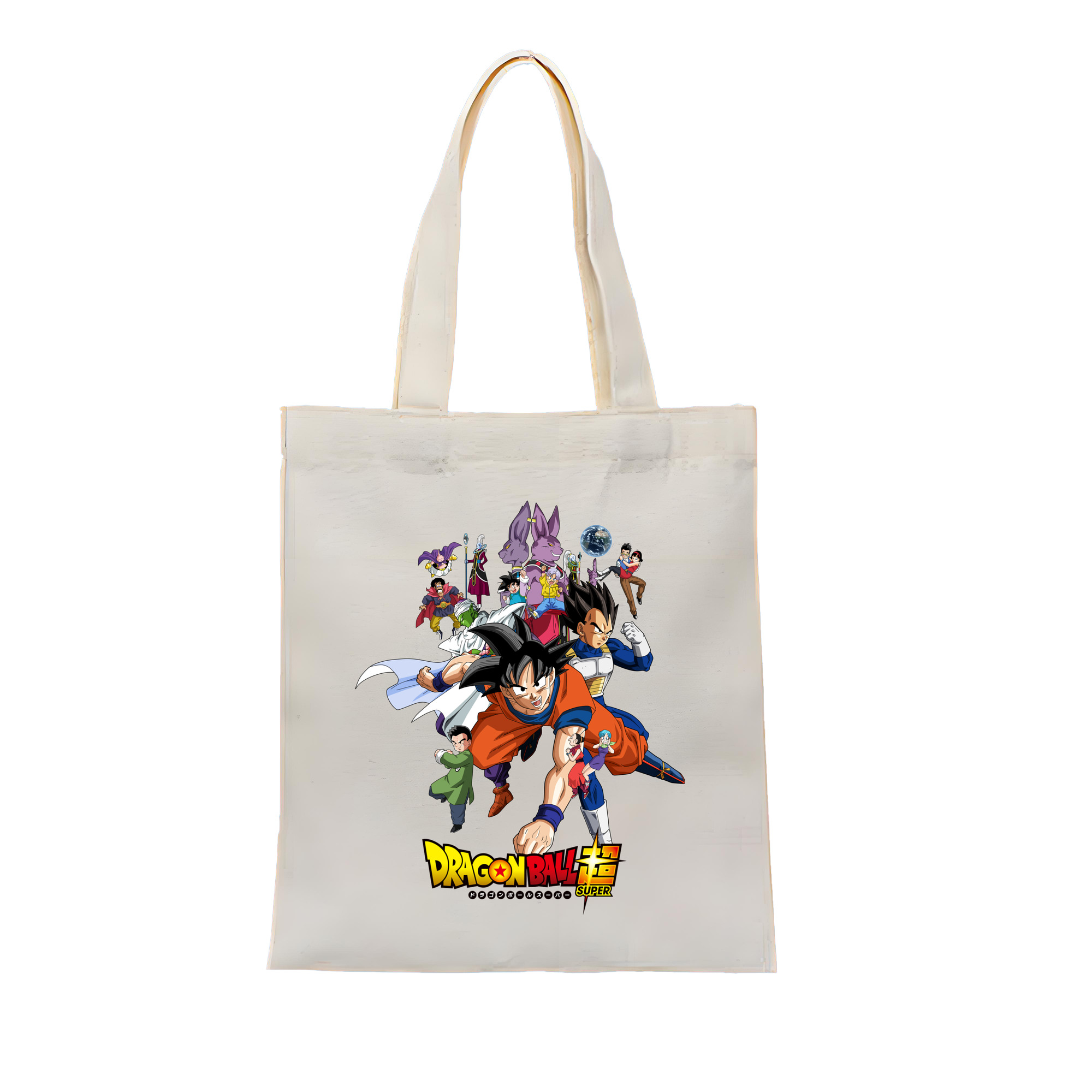 （画像用） ドラゴンボール DRAGON BALL 縦型キャンバス生地手提げバッグ　トートバッグ