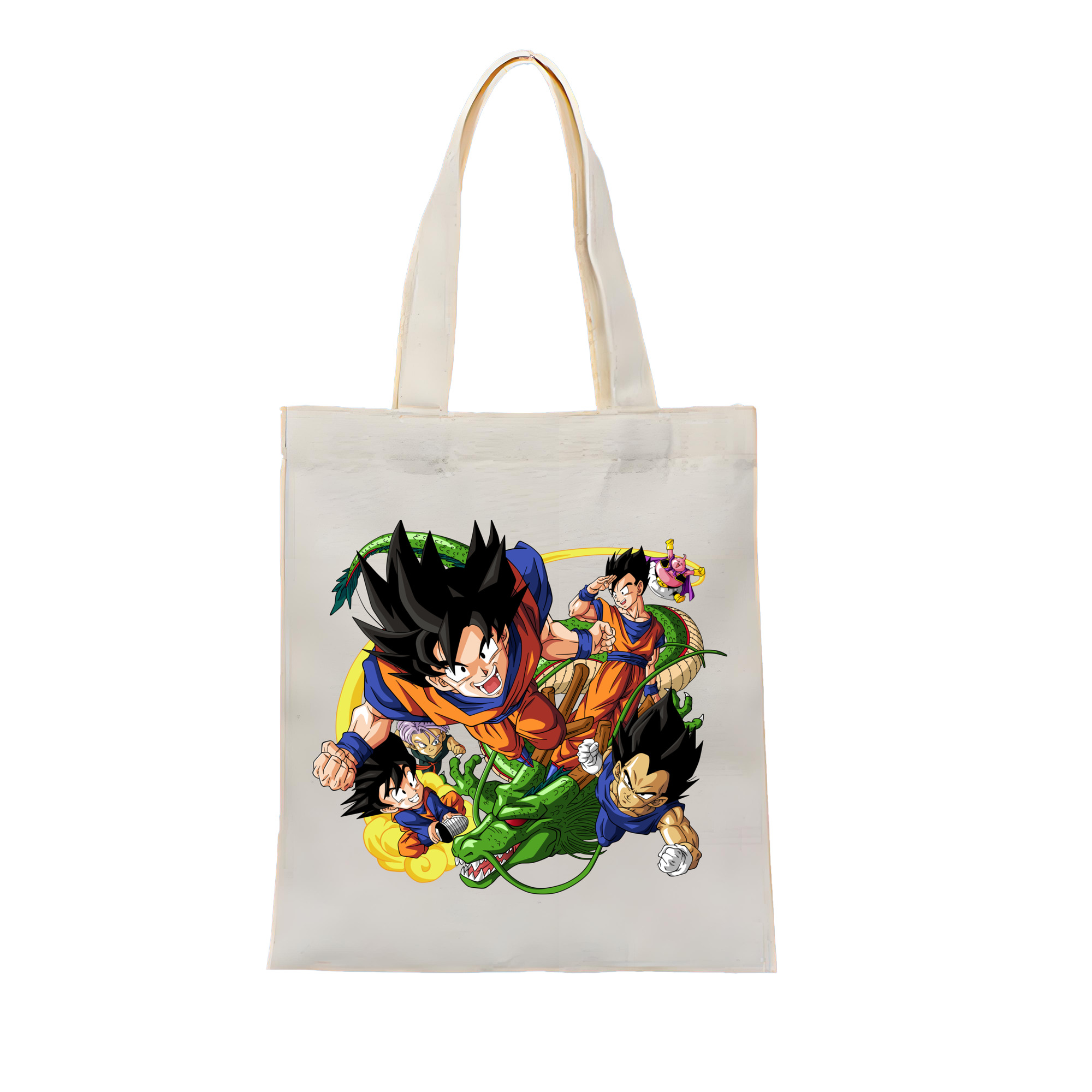 （画像用） ドラゴンボール DRAGON BALL 縦型キャンバス生地手提げバッグ　トートバッグ