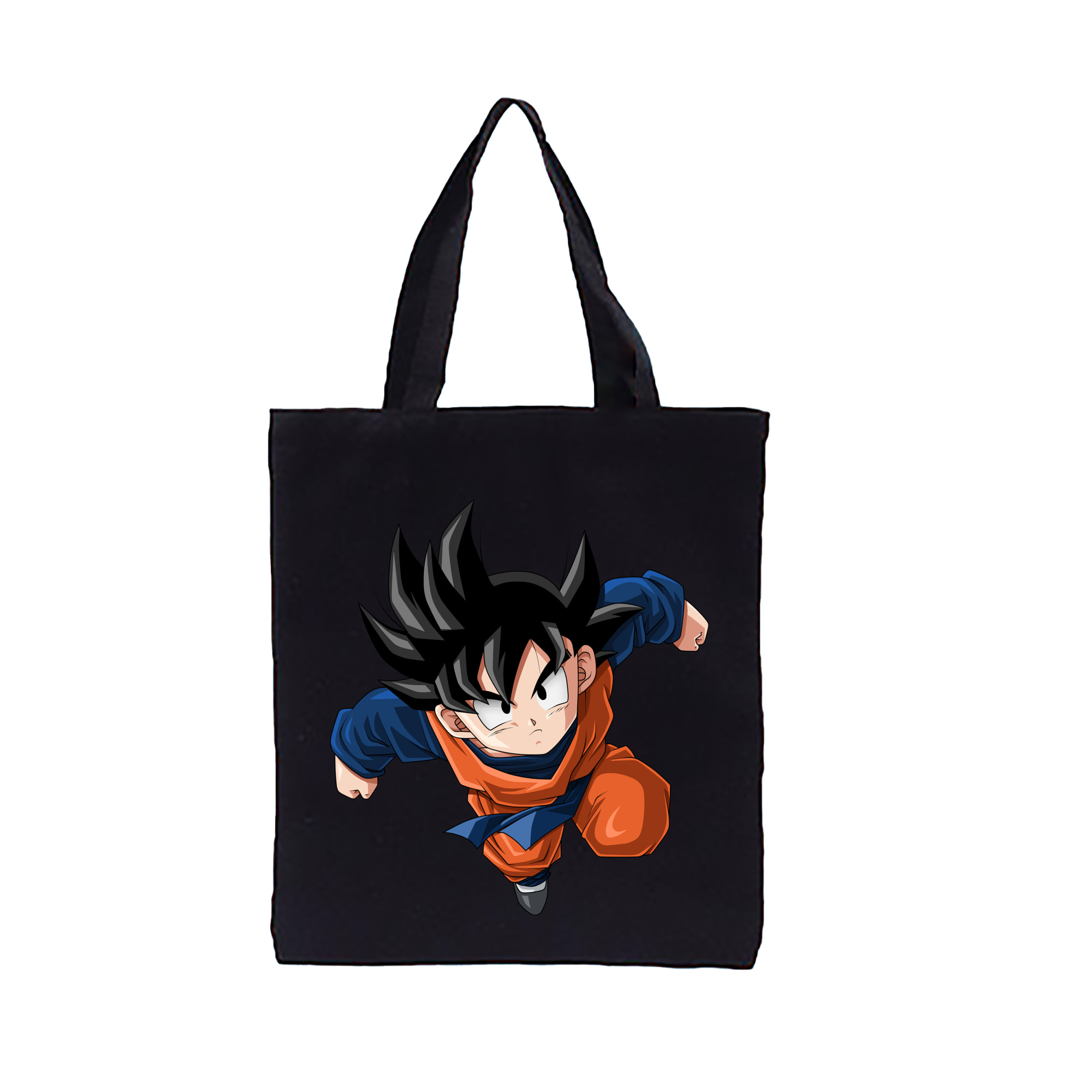（画像用） ドラゴンボール 孫悟空（そん ごくう）Son Goku カカロット DRAGON BALL Kakarotto 縦型キャンバス生地手提げバッグ　トートバッグ