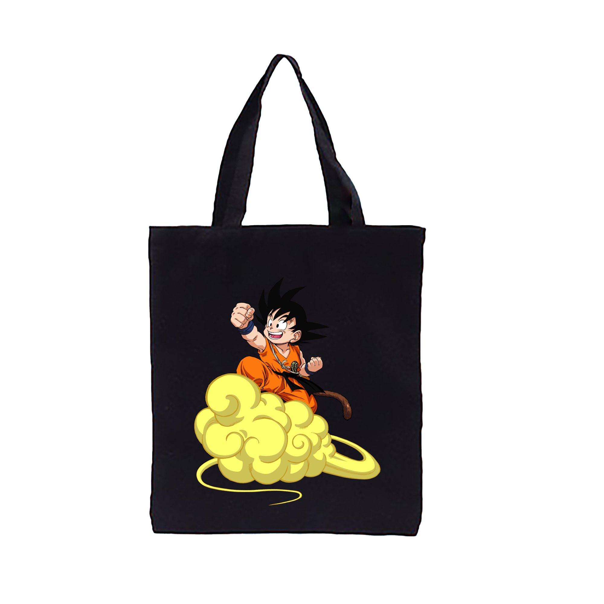（画像用） ドラゴンボール 孫悟空（そん ごくう）Son Goku カカロット DRAGON BALL Kakarotto 縦型キャンバス生地手提げバッグ　トートバッグ