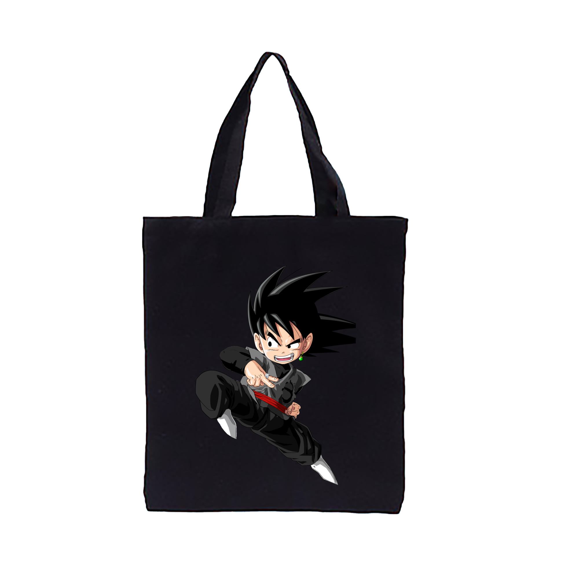 （画像用） ドラゴンボール 孫悟空（そん ごくう）Son Goku カカロット DRAGON BALL Kakarotto 縦型キャンバス生地手提げバッグ　トートバッグ