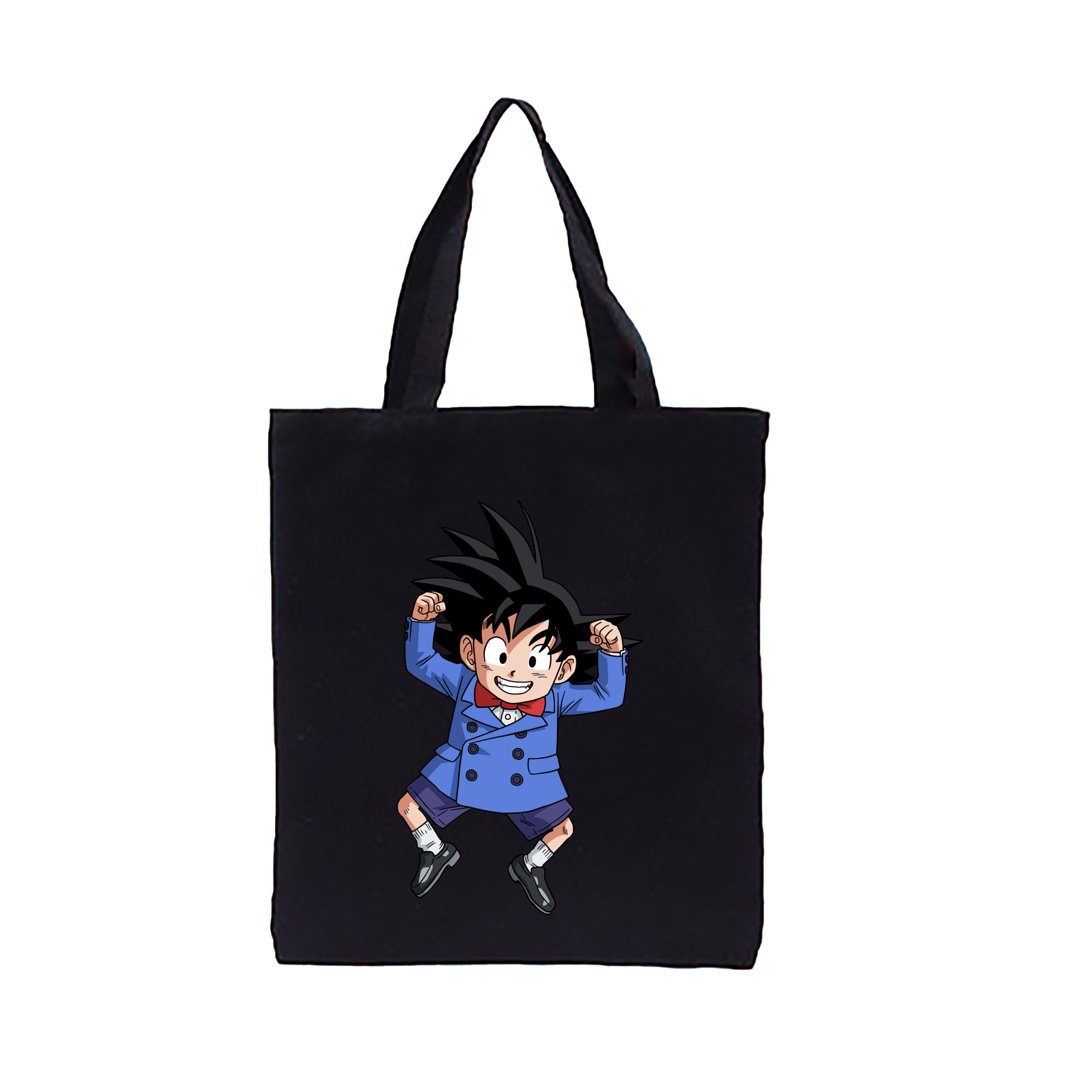 （画像用） ドラゴンボール 孫悟空（そん ごくう）Son Goku カカロット DRAGON BALL Kakarotto 縦型キャンバス生地手提げバッグ　トートバッグ