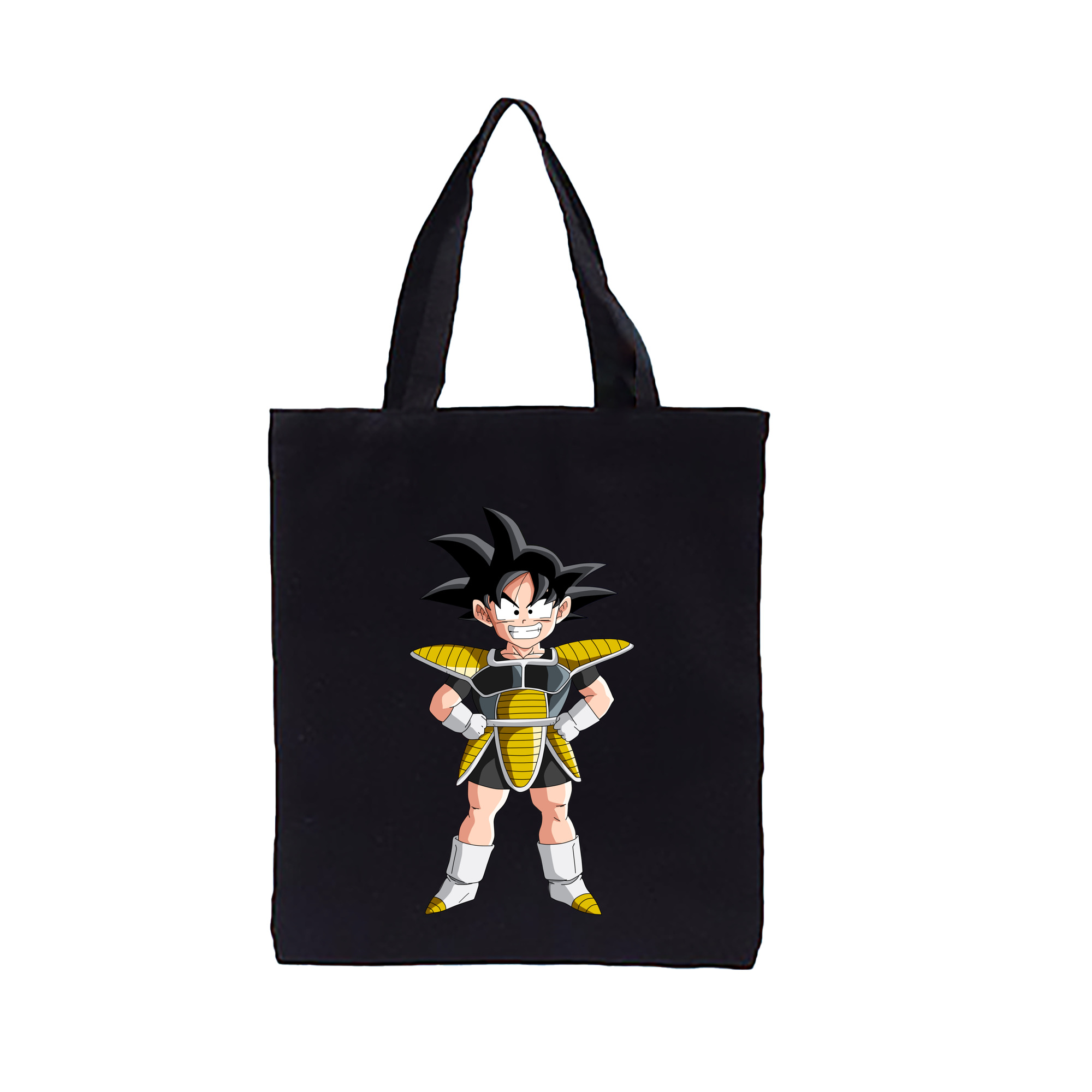 （画像用） ドラゴンボール 孫悟空（そん ごくう）Son Goku カカロット DRAGON BALL Kakarotto 縦型キャンバス生地手提げバッグ　トートバッグ