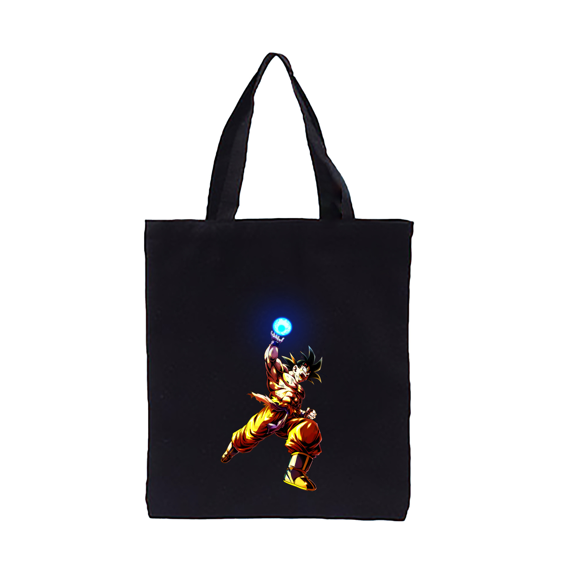 （画像用） ドラゴンボール 孫悟空（そん ごくう）Son Goku カカロット DRAGON BALL Kakarotto 縦型キャンバス生地手提げバッグ　トートバッグ