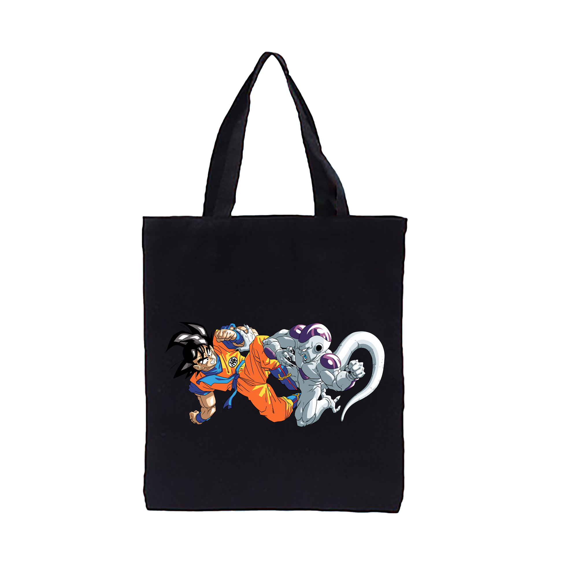 （画像用） ドラゴンボール 孫悟空（そん ごくう）Son Goku カカロット DRAGON BALL Kakarotto 縦型キャンバス生地手提げバッグ　トートバッグ