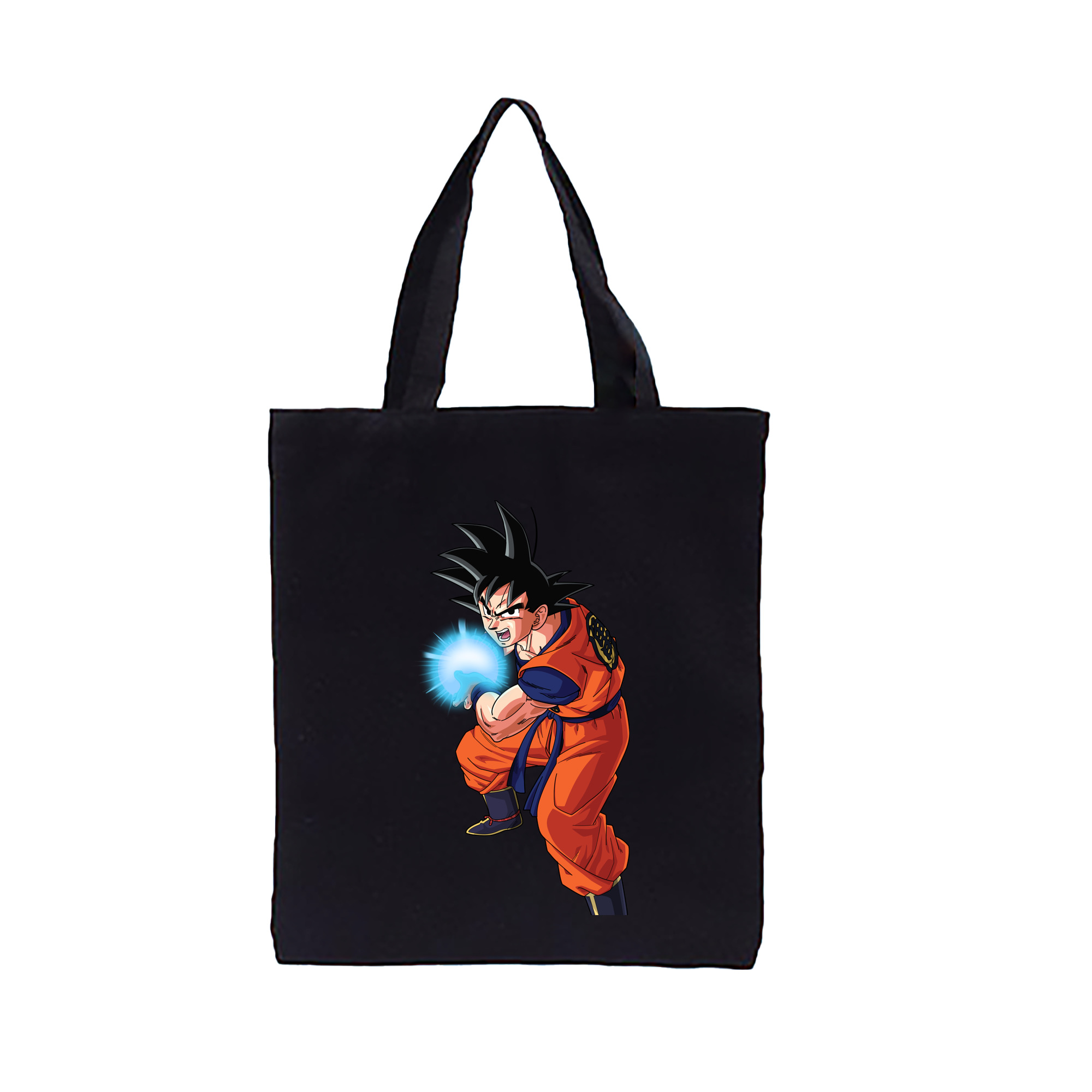 （画像用） ドラゴンボール 孫悟空（そん ごくう）Son Goku カカロット DRAGON BALL Kakarotto 縦型キャンバス生地手提げバッグ　トートバッグ