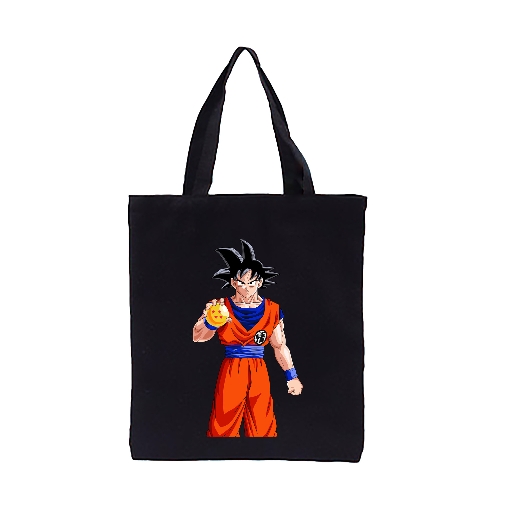 （画像用） ドラゴンボール 孫悟空（そん ごくう）Son Goku カカロット DRAGON BALL Kakarotto 縦型キャンバス生地手提げバッグ　トートバッグ