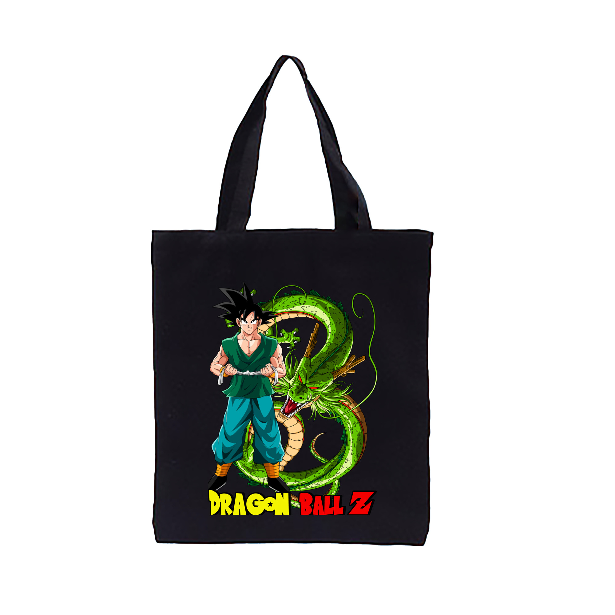 （画像用） ドラゴンボール 孫悟空（そん ごくう）Son Goku カカロット DRAGON BALL Kakarotto 縦型キャンバス生地手提げバッグ　トートバッグ
