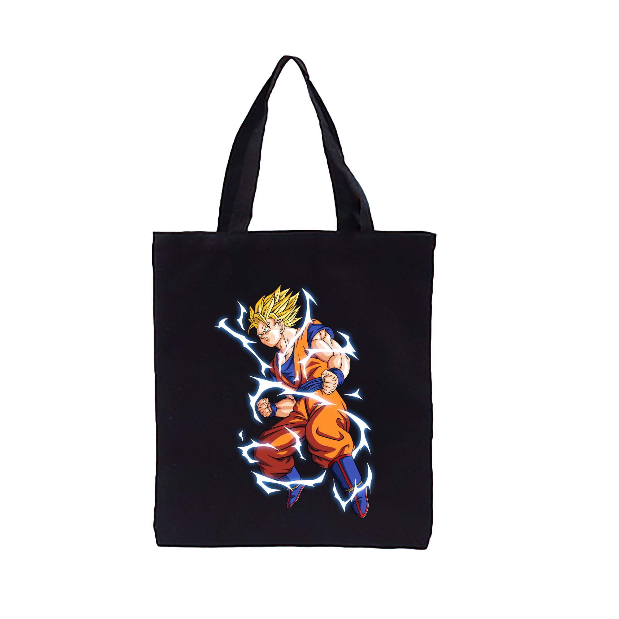 （画像用） ドラゴンボール 孫悟空（そん ごくう）Son Goku カカロット DRAGON BALL Kakarotto 縦型キャンバス生地手提げバッグ　トートバッグ