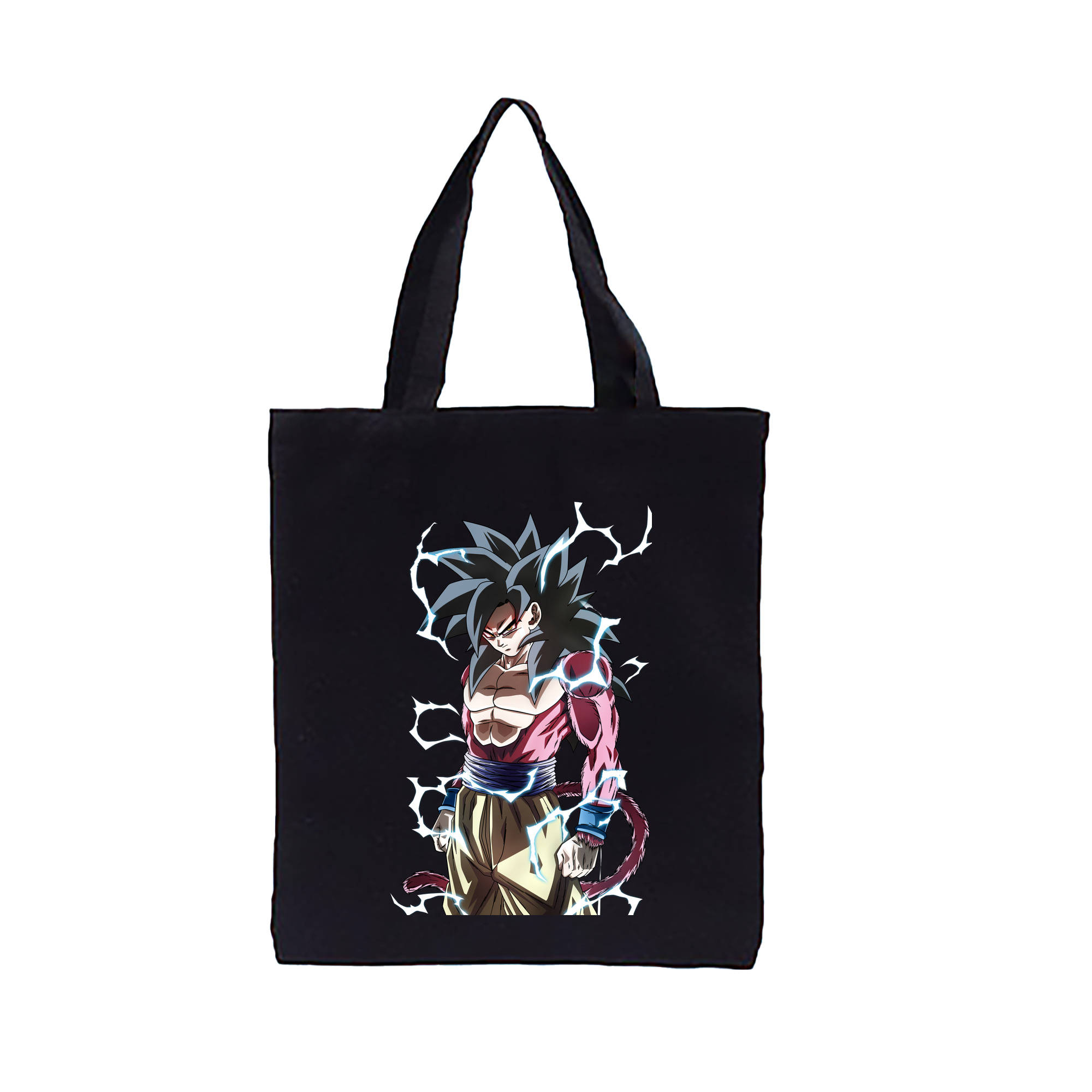 （画像用） ドラゴンボール 孫悟空（そん ごくう）Son Goku カカロット DRAGON BALL Kakarotto 縦型キャンバス生地手提げバッグ　トートバッグ