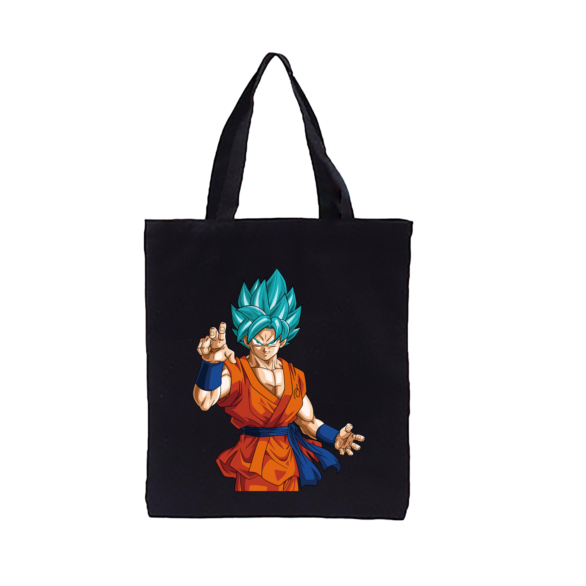 （画像用） ドラゴンボール 孫悟空（そん ごくう）Son Goku カカロット DRAGON BALL Kakarotto 縦型キャンバス生地手提げバッグ　トートバッグ