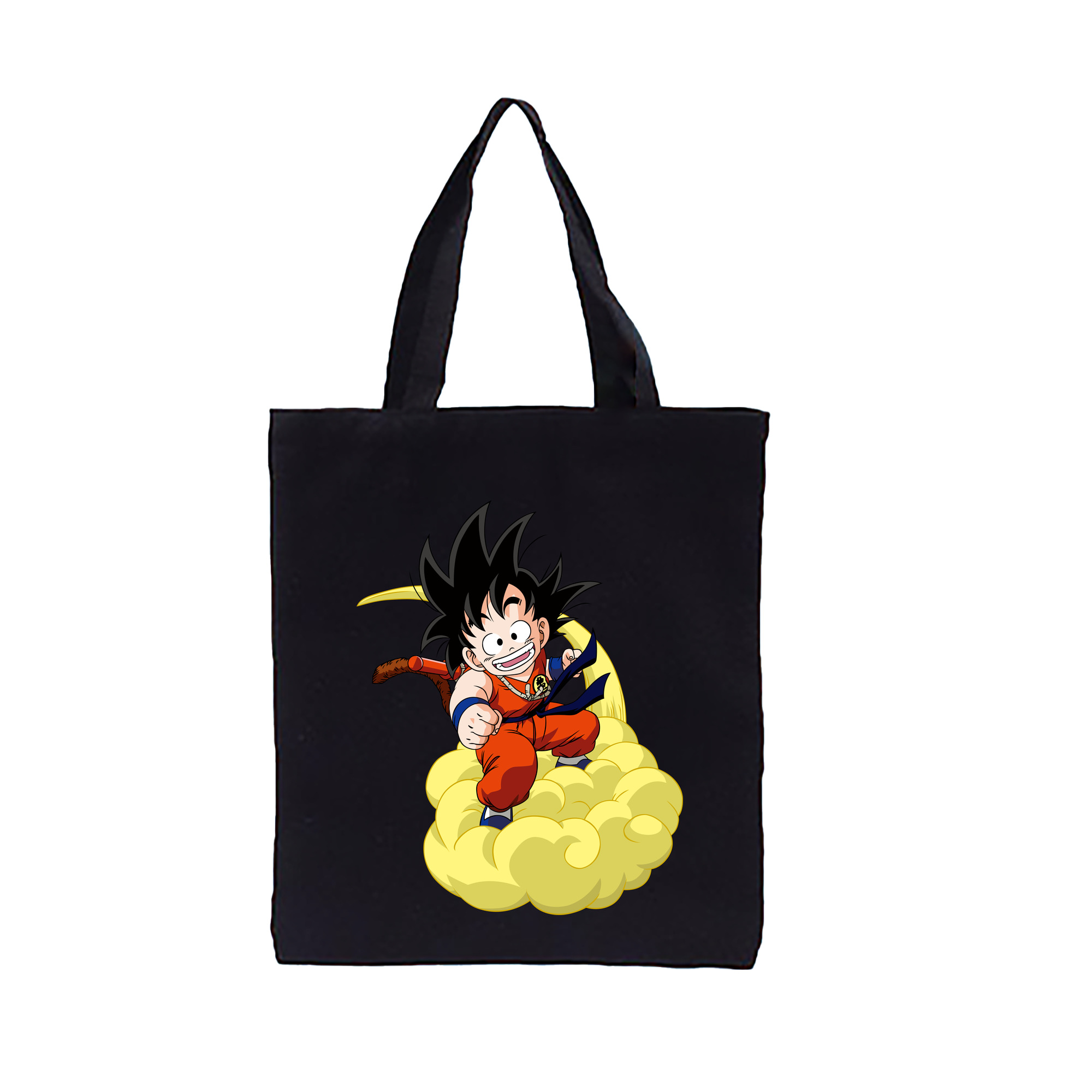 （画像用） ドラゴンボール 孫悟空（そん ごくう）Son Goku カカロット DRAGON BALL Kakarotto 縦型キャンバス生地手提げバッグ　トートバッグ