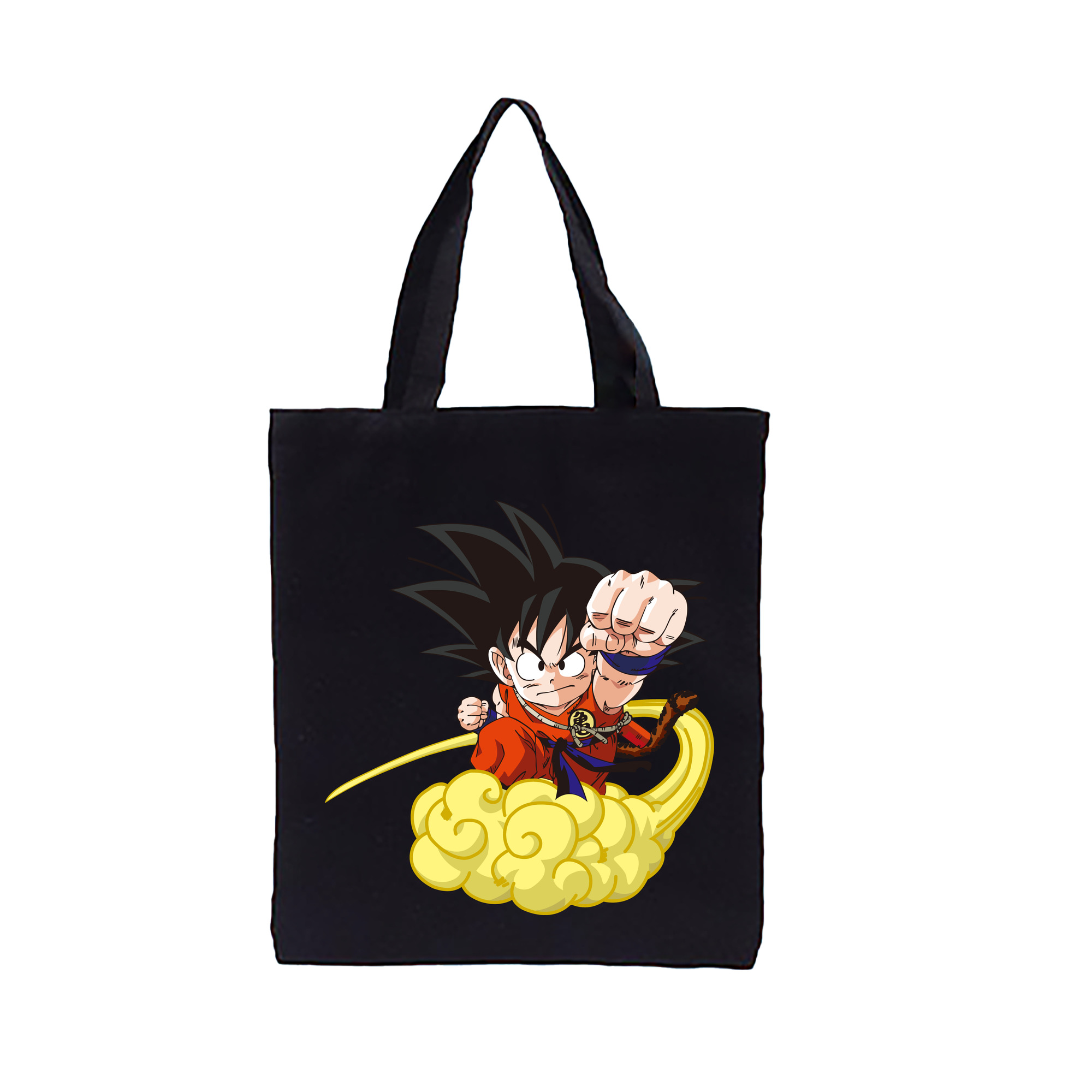 （画像用） ドラゴンボール 孫悟空（そん ごくう）Son Goku カカロット DRAGON BALL Kakarotto 縦型キャンバス生地手提げバッグ　トートバッグ
