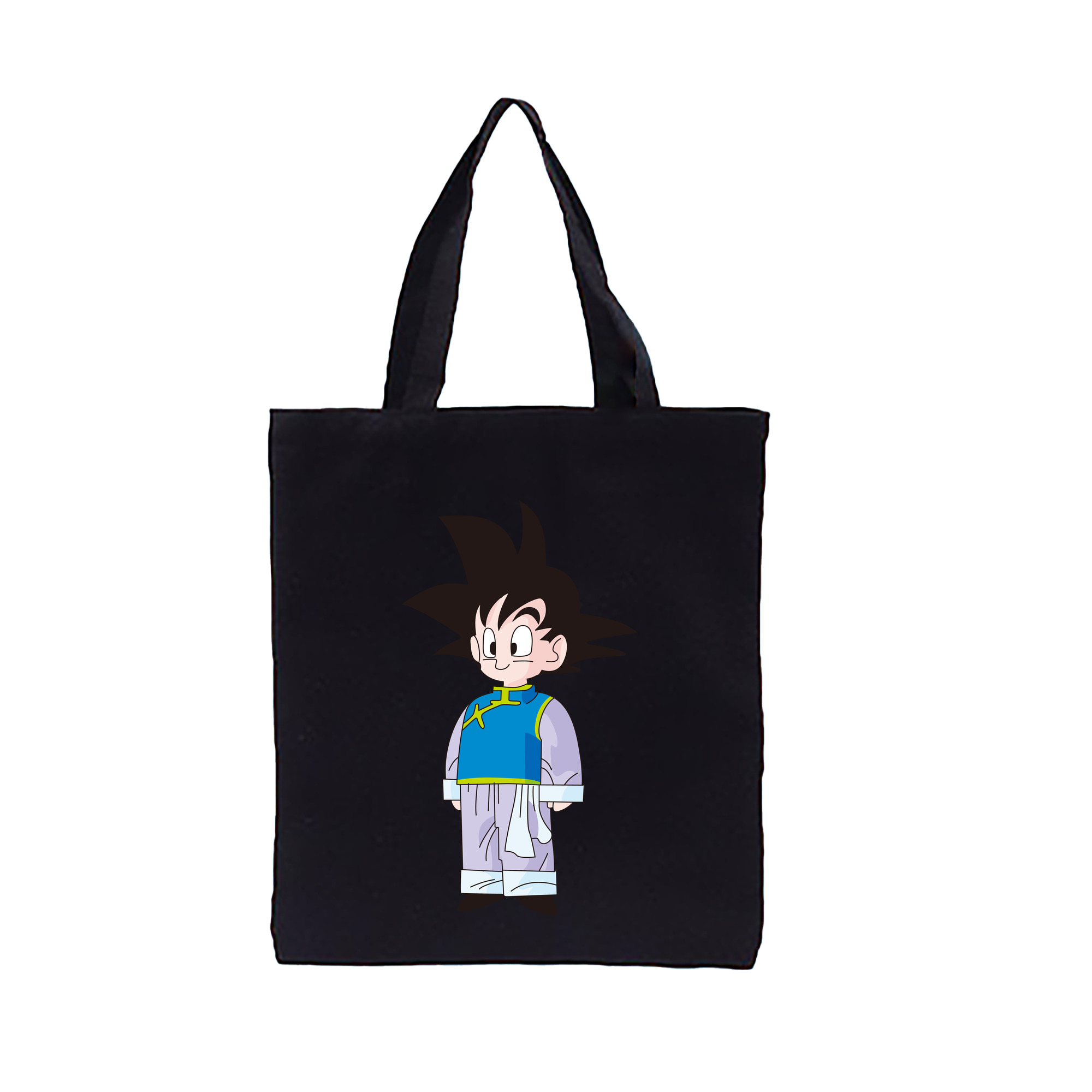 （画像用） ドラゴンボール 孫悟空（そん ごくう）Son Goku カカロット DRAGON BALL Kakarotto 縦型キャンバス生地手提げバッグ　トートバッグ