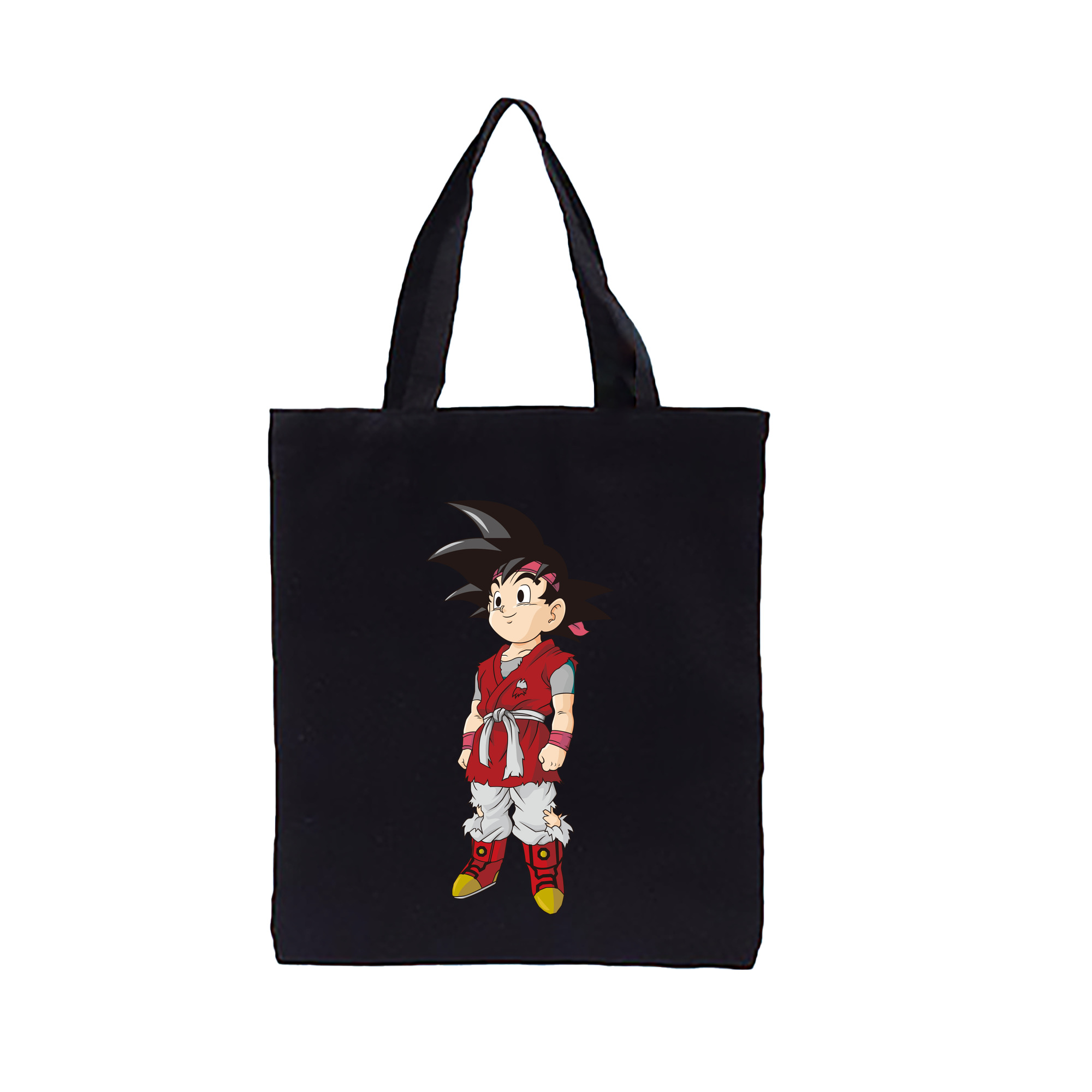 （画像用） ドラゴンボール 孫悟空（そん ごくう）Son Goku カカロット DRAGON BALL Kakarotto 縦型キャンバス生地手提げバッグ　トートバッグ