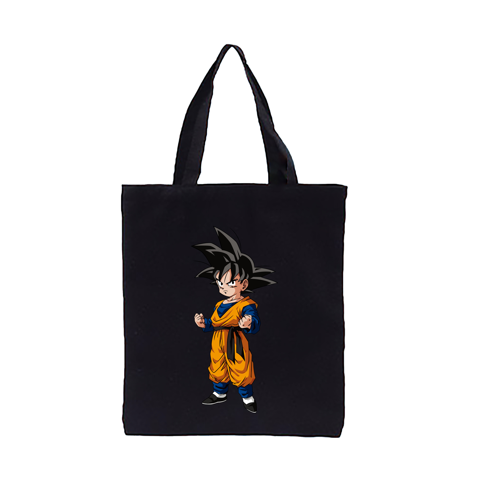 （画像用） ドラゴンボール 孫悟空（そん ごくう）Son Goku カカロット DRAGON BALL Kakarotto 縦型キャンバス生地手提げバッグ　トートバッグ