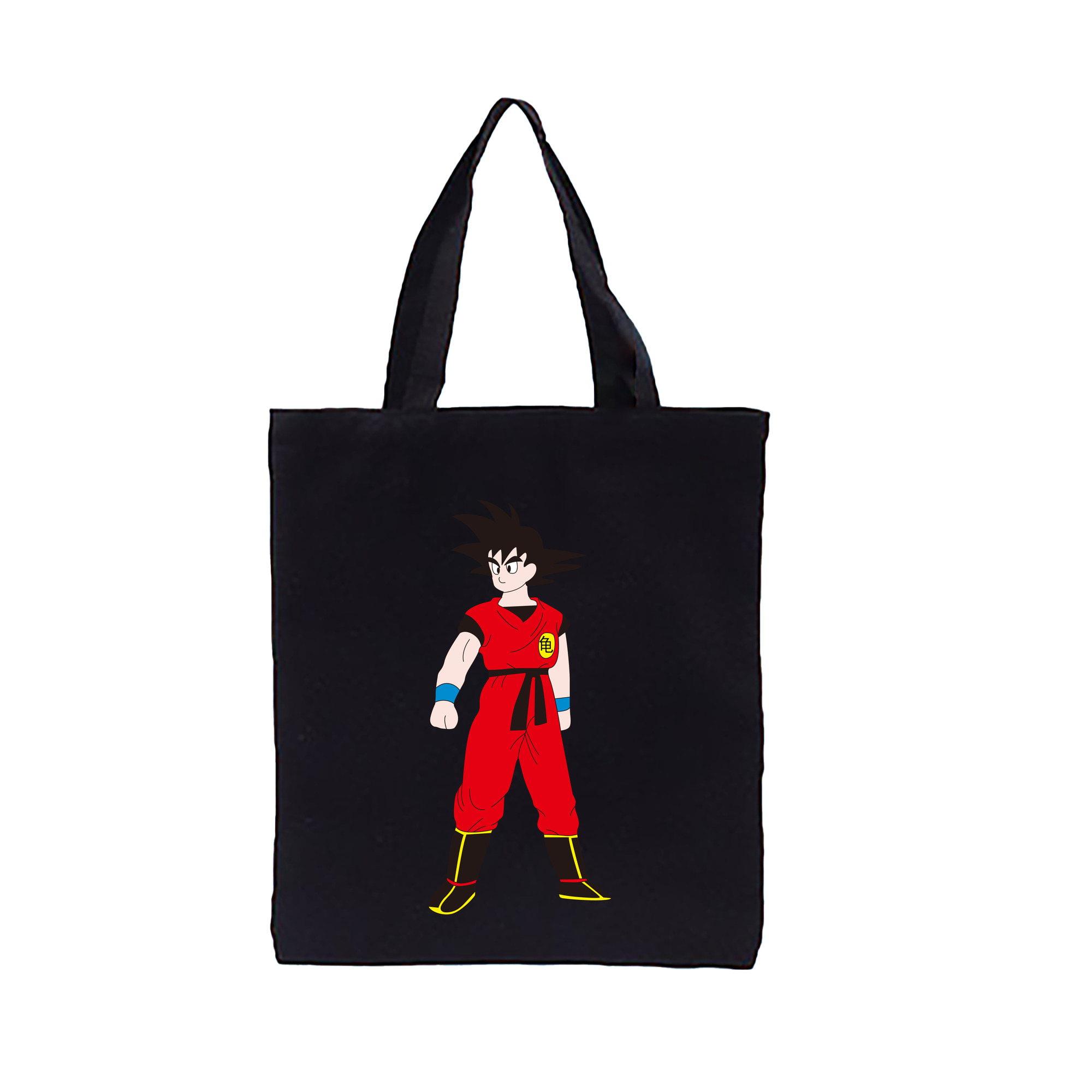 （画像用） ドラゴンボール 孫悟空（そん ごくう）Son Goku カカロット DRAGON BALL Kakarotto 縦型キャンバス生地手提げバッグ　トートバッグ