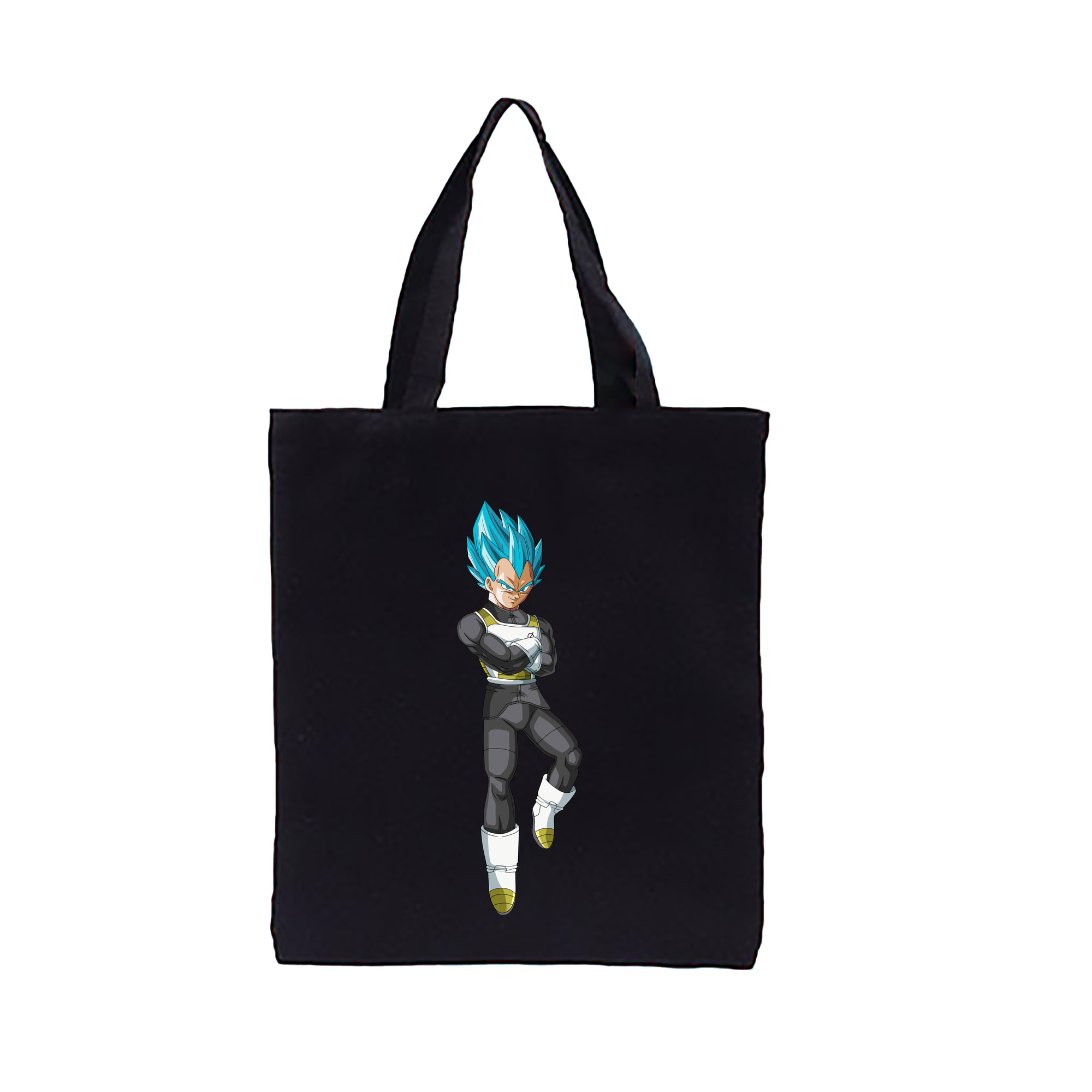 （画像用） ドラゴンボール ベジータ四世（Bejīta Yonsei）DRAGON BALL Vegeta IV 縦型キャンバス生地手提げバッグ　トートバッグ