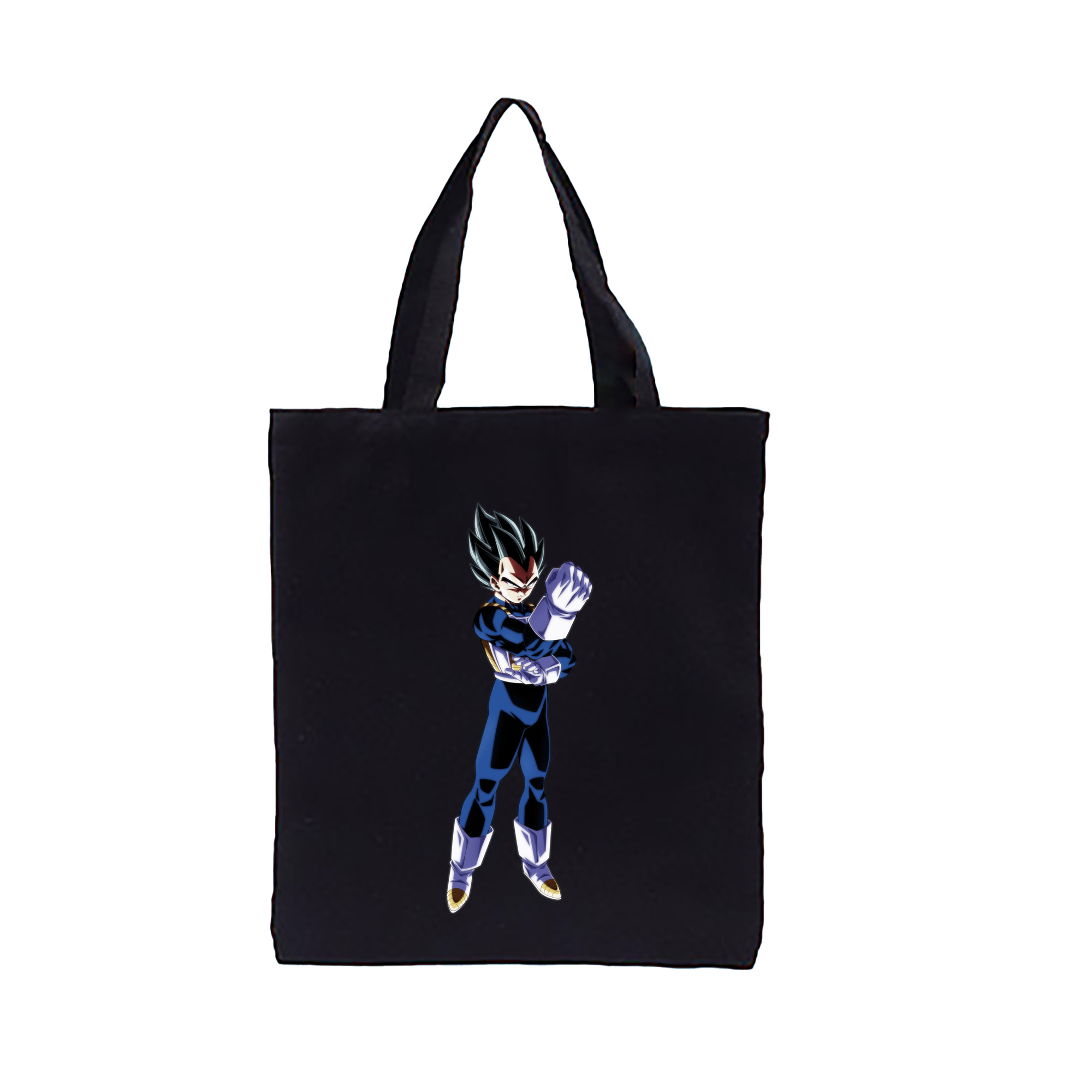 （画像用） ドラゴンボール ベジータ四世（Bejīta Yonsei）DRAGON BALL Vegeta IV 縦型キャンバス生地手提げバッグ　トートバッグ