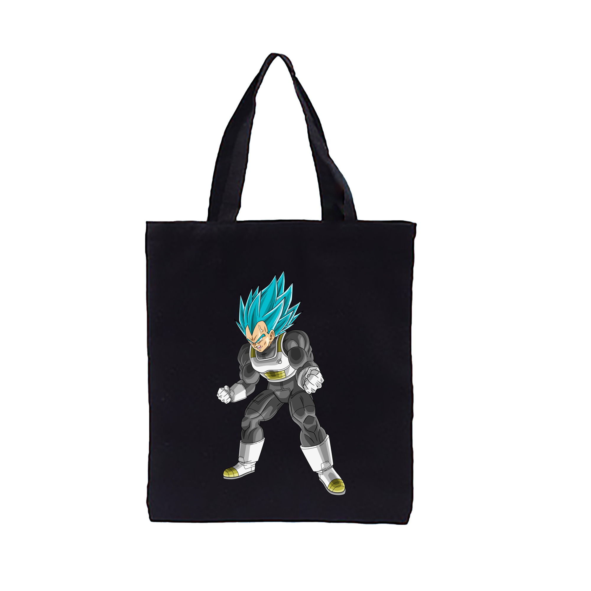 （画像用） ドラゴンボール ベジータ四世（Bejīta Yonsei）DRAGON BALL Vegeta IV 縦型キャンバス生地手提げバッグ　トートバッグ