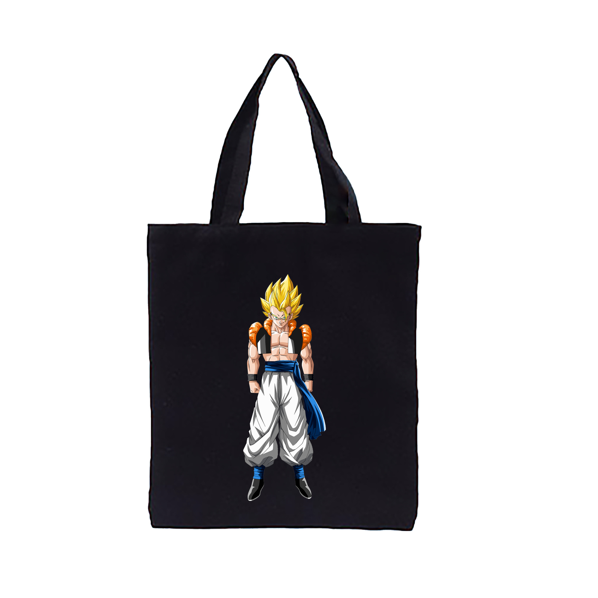 （画像用） ドラゴンボール ベジータ四世（Bejīta Yonsei）DRAGON BALL Vegeta IV 縦型キャンバス生地手提げバッグ　トートバッグ