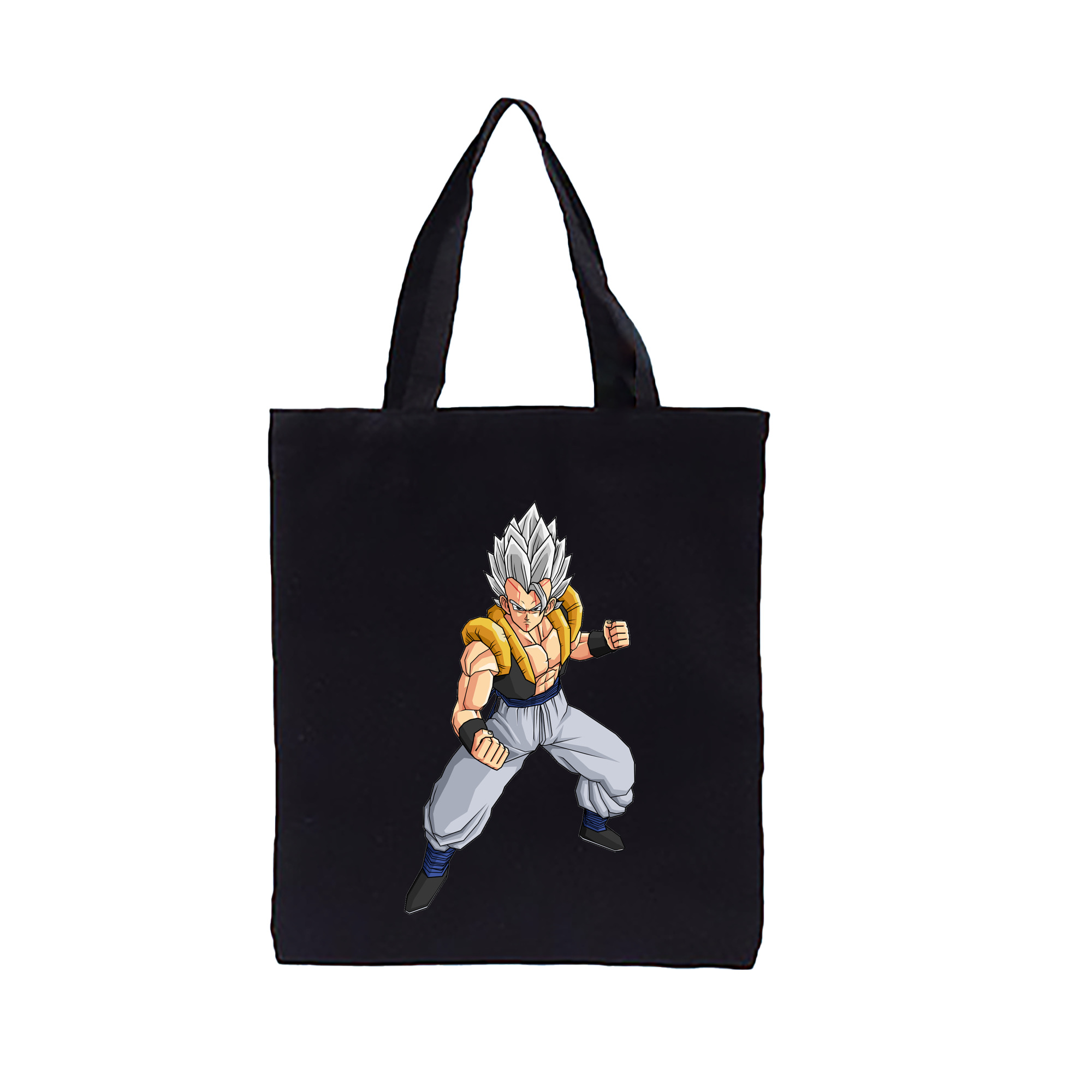 （画像用） ドラゴンボール ベジータ四世（Bejīta Yonsei）DRAGON BALL Vegeta IV 縦型キャンバス生地手提げバッグ　トートバッグ