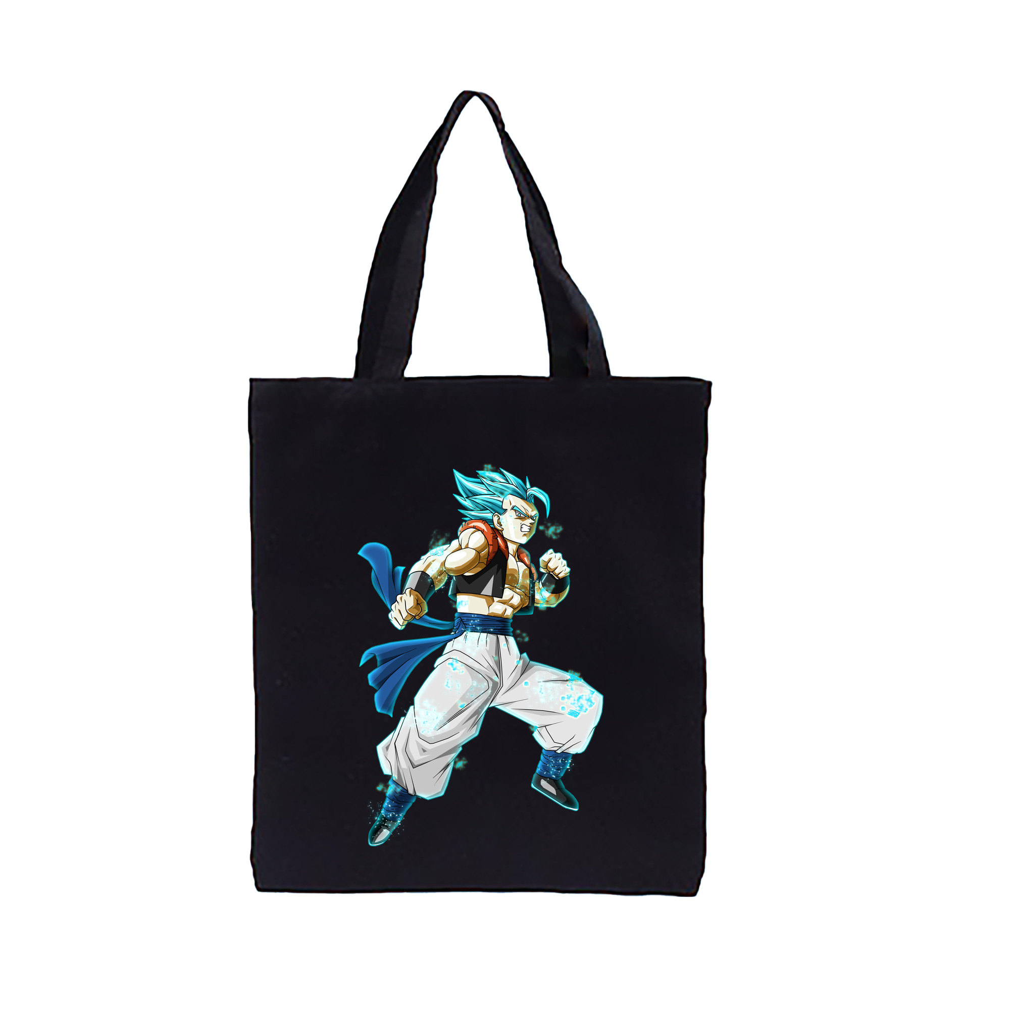（画像用） ドラゴンボール ベジータ四世（Bejīta Yonsei）DRAGON BALL Vegeta IV 縦型キャンバス生地手提げバッグ　トートバッグ
