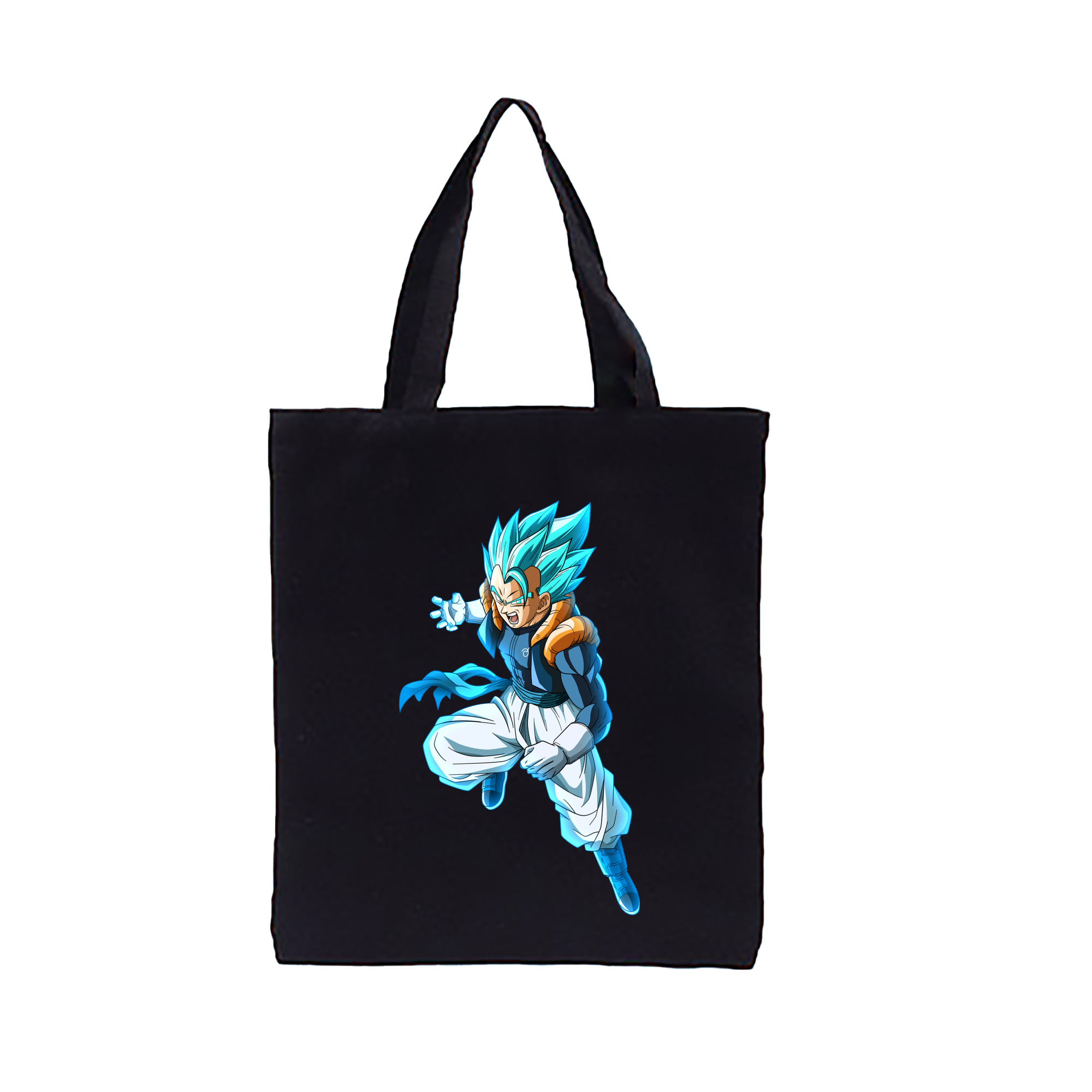 （画像用） ドラゴンボール ベジータ四世（Bejīta Yonsei）DRAGON BALL Vegeta IV 縦型キャンバス生地手提げバッグ　トートバッグ