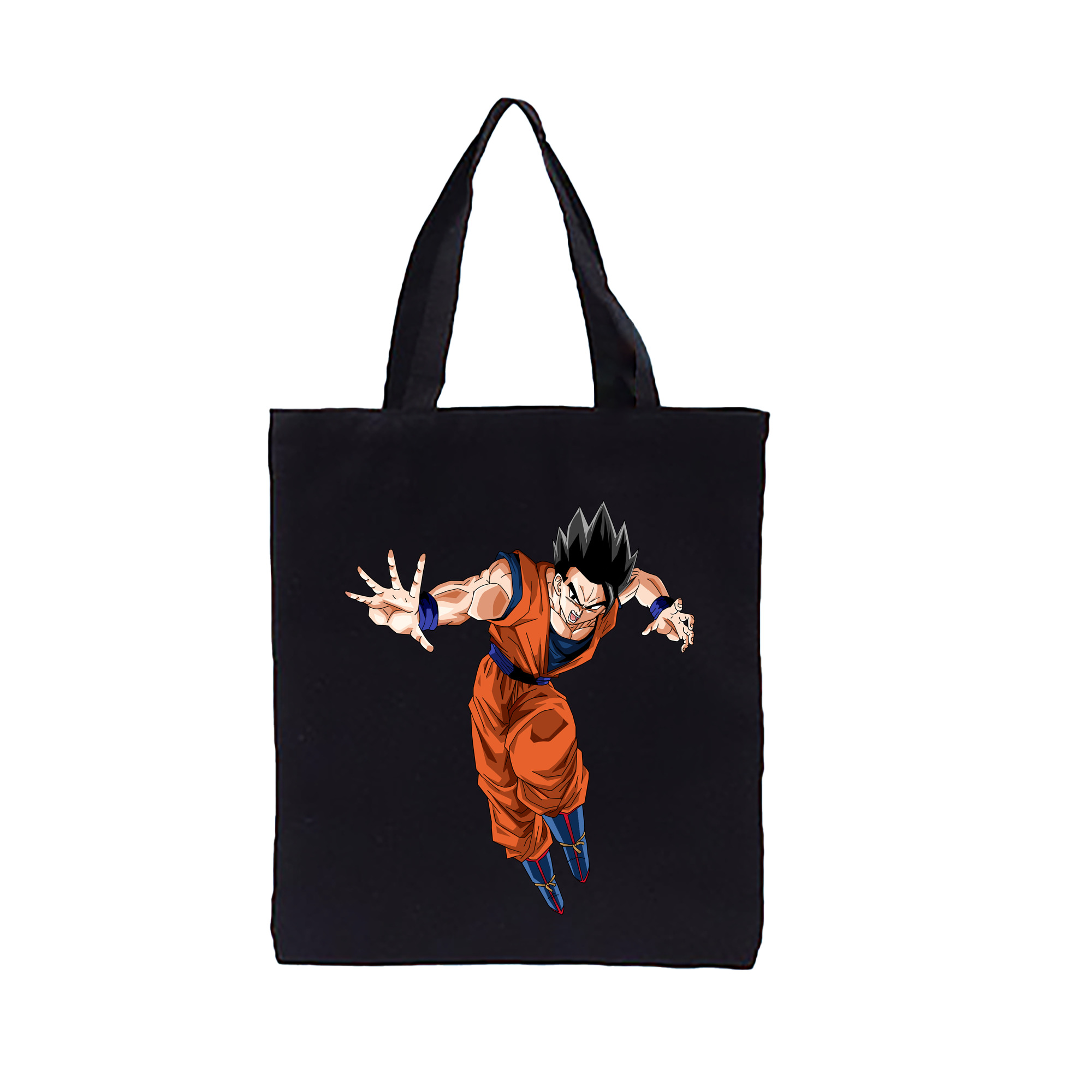 （画像用） ドラゴンボール 孫 悟飯（そんごはん）DRAGON BALL Son Gohan 縦型キャンバス生地手提げバッグ　トートバッグ