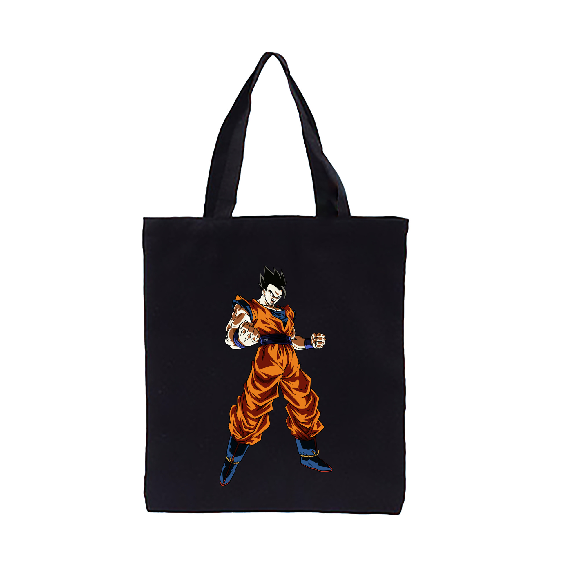 （画像用） ドラゴンボール 孫 悟飯（そんごはん）DRAGON BALL Son Gohan 縦型キャンバス生地手提げバッグ　トートバッグ