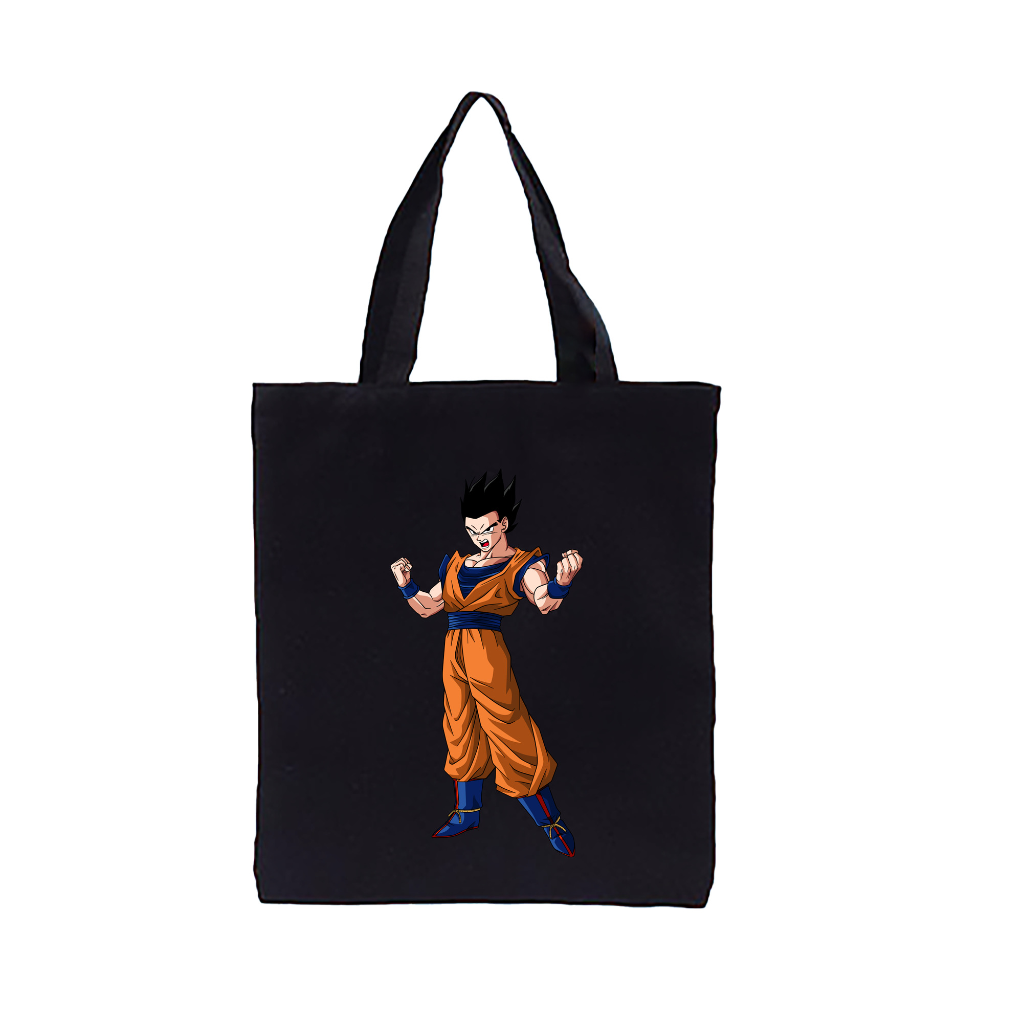 （画像用） ドラゴンボール 孫 悟飯（そんごはん）DRAGON BALL Son Gohan 縦型キャンバス生地手提げバッグ　トートバッグ
