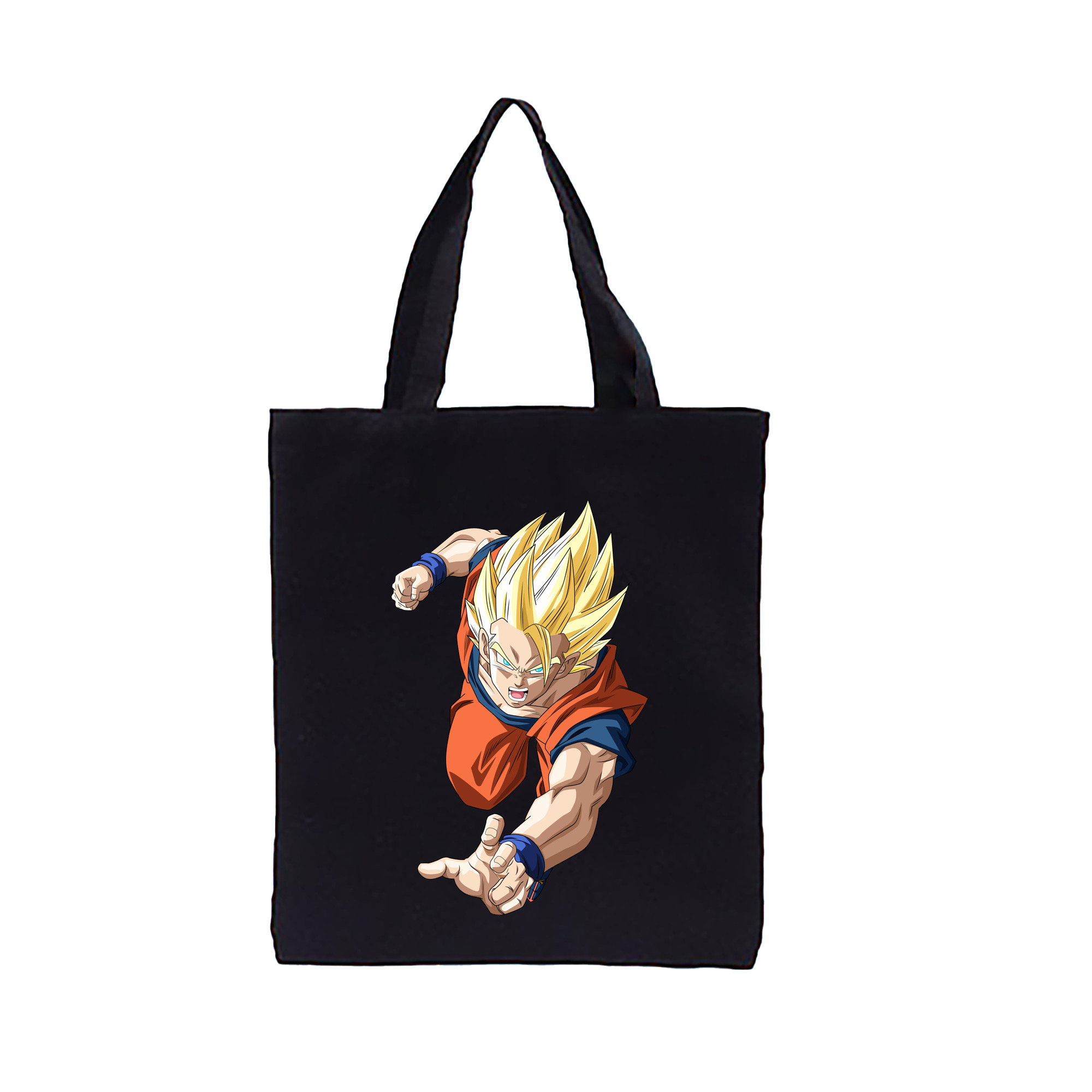 （画像用） ドラゴンボール 孫 悟飯（そんごはん）DRAGON BALL Son Gohan 縦型キャンバス生地手提げバッグ　トートバッグ