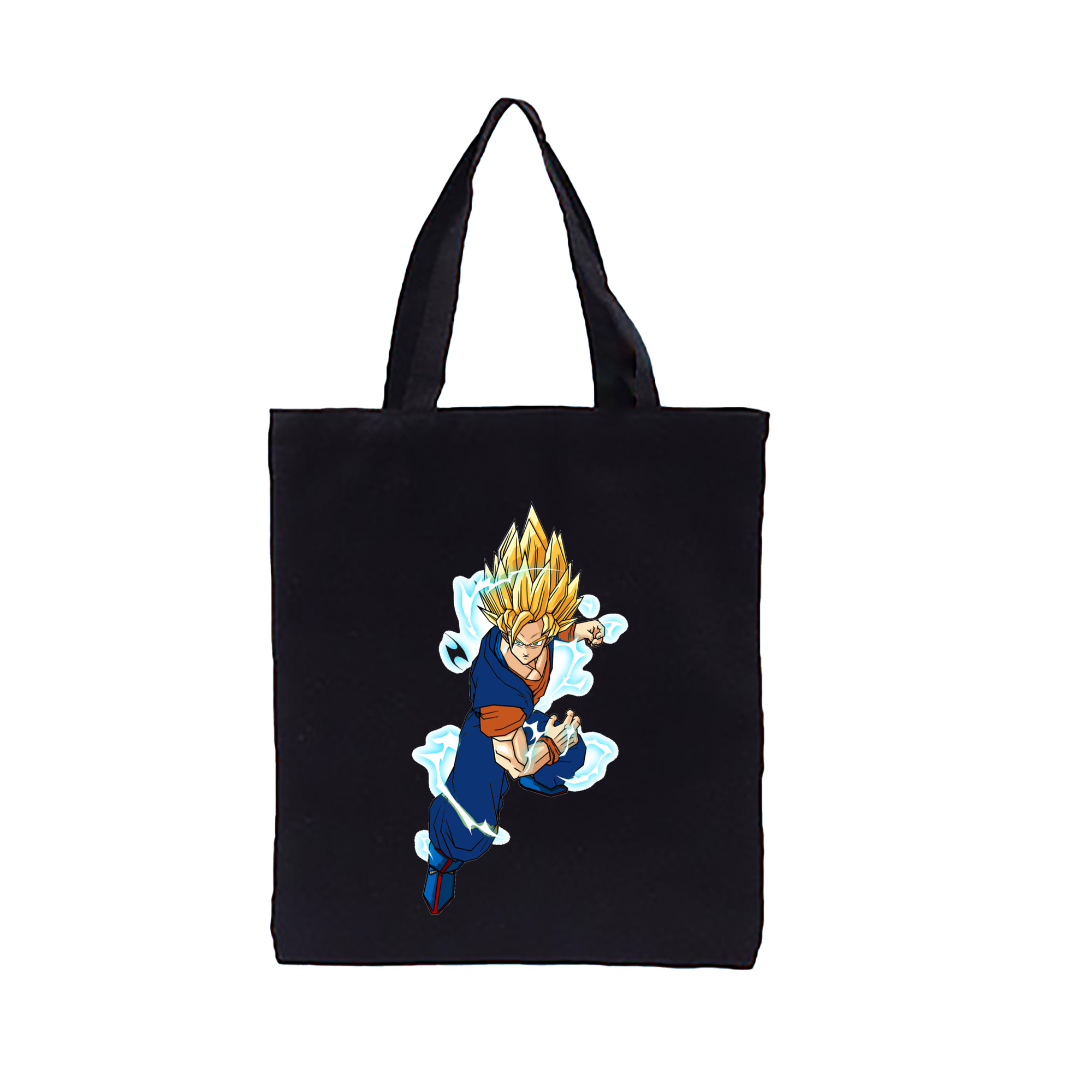 （画像用） ドラゴンボール 孫 悟飯（そんごはん）DRAGON BALL Son Gohan 縦型キャンバス生地手提げバッグ　トートバッグ