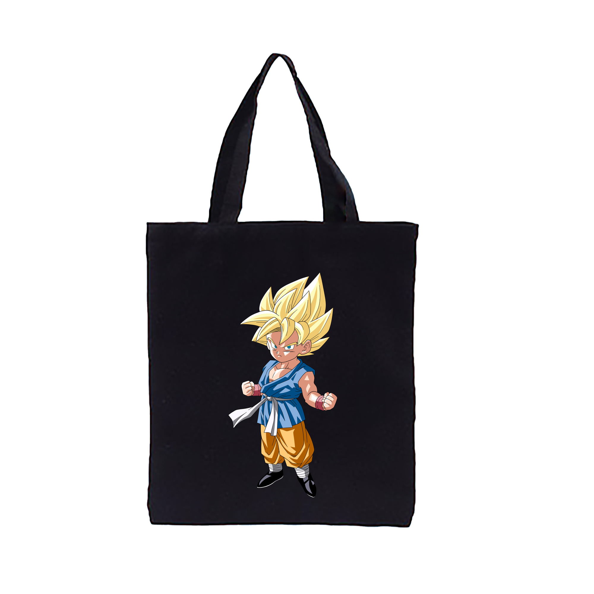 （画像用） ドラゴンボール 孫 悟飯（そんごはん）DRAGON BALL Son Gohan 縦型キャンバス生地手提げバッグ　トートバッグ