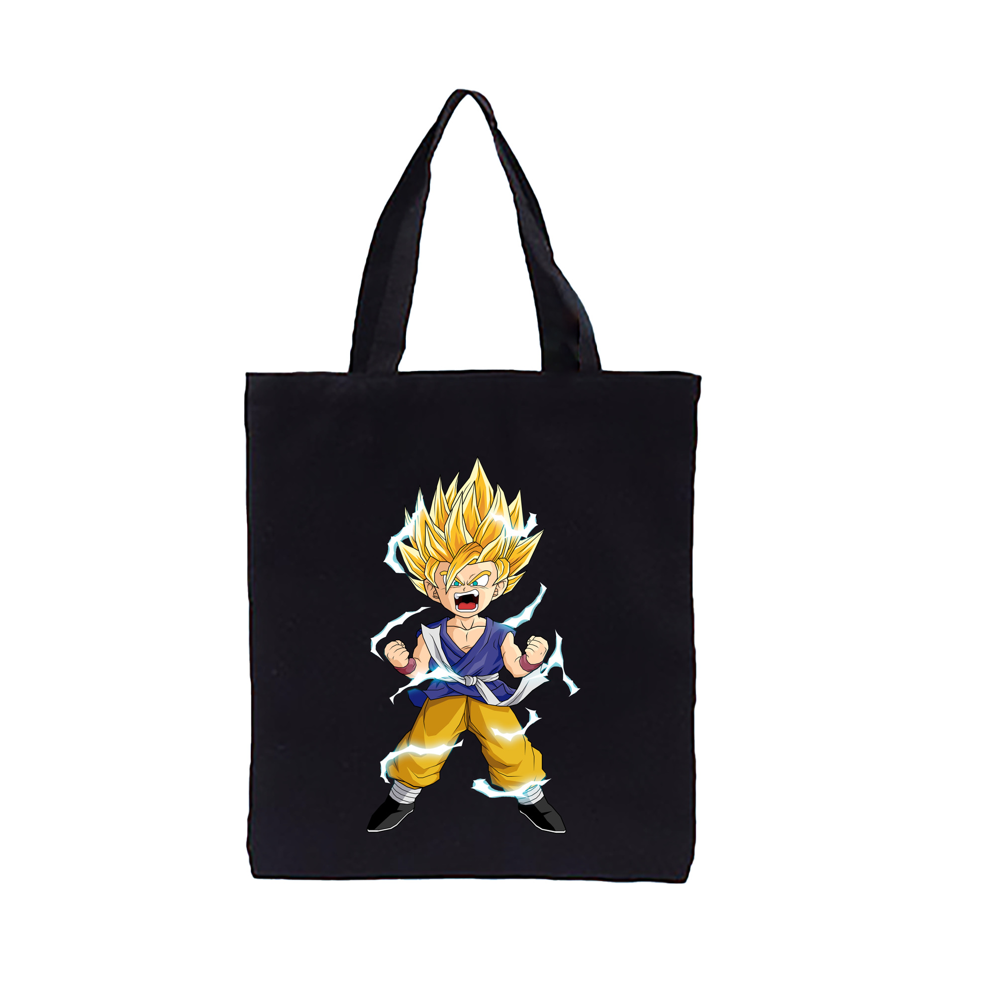 （画像用） ドラゴンボール 孫 悟飯（そんごはん）DRAGON BALL Son Gohan 縦型キャンバス生地手提げバッグ　トートバッグ