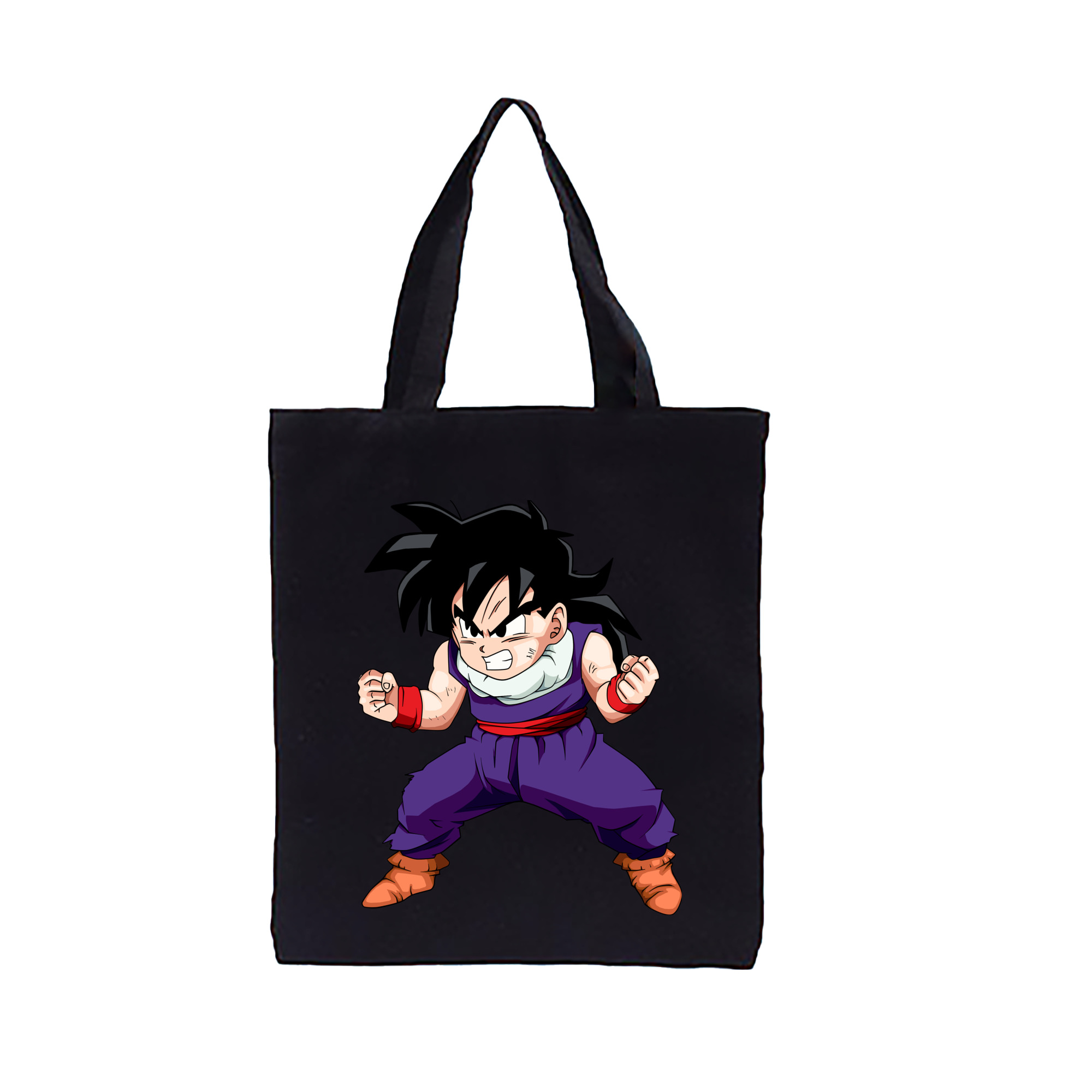 （画像用） ドラゴンボール 孫 悟飯（そんごはん）DRAGON BALL Son Gohan 縦型キャンバス生地手提げバッグ　トートバッグ