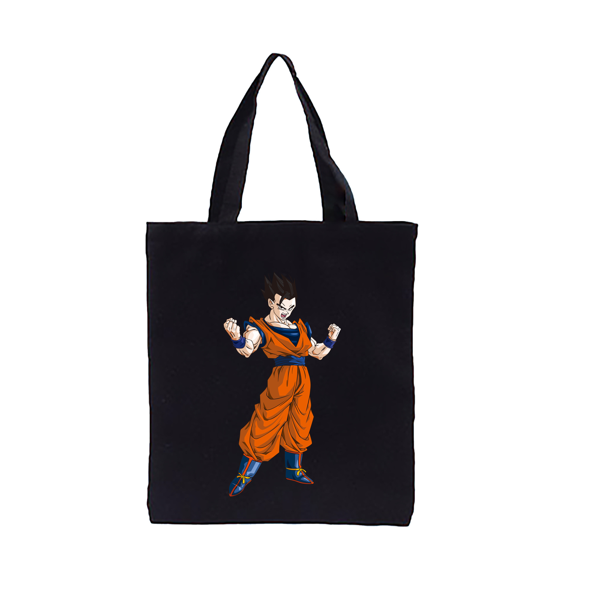 （画像用） ドラゴンボール 孫 悟飯（そんごはん）DRAGON BALL Son Gohan 縦型キャンバス生地手提げバッグ　トートバッグ