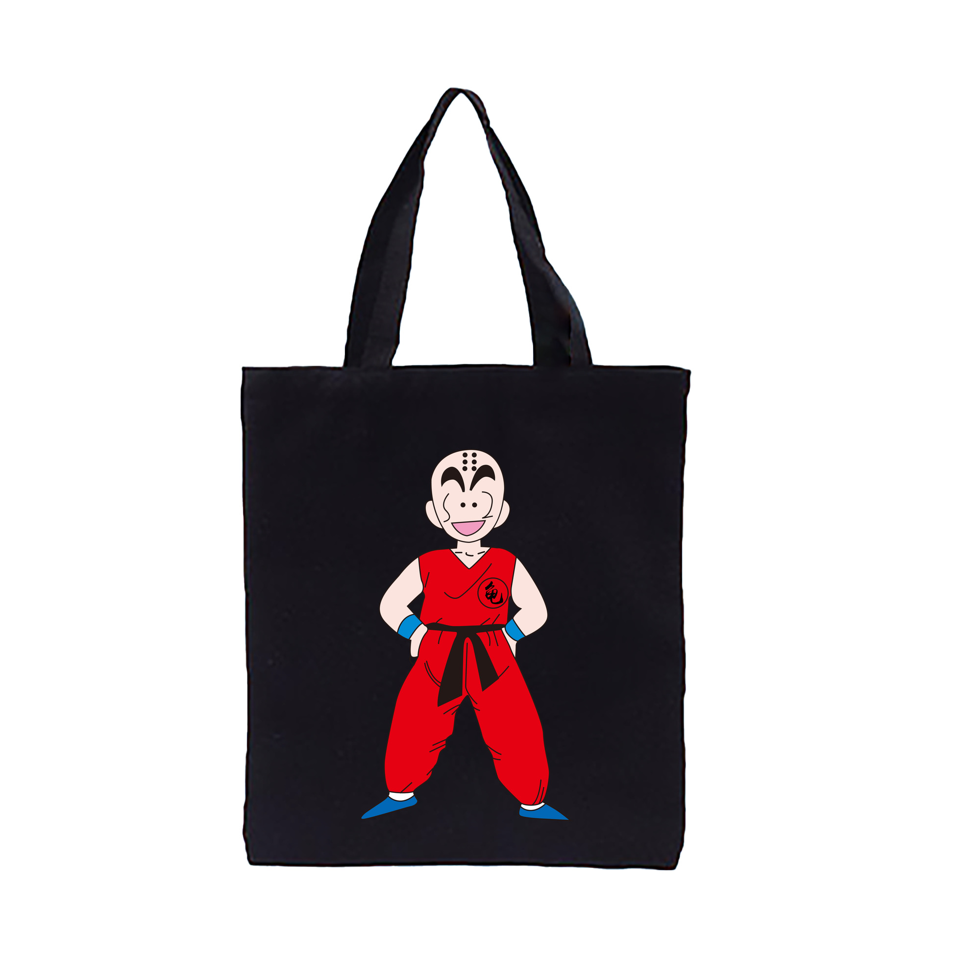 （画像用） ドラゴンボール クリリン DRAGON BALL krillin 縦型キャンバス生地手提げバッグ　トートバッグ