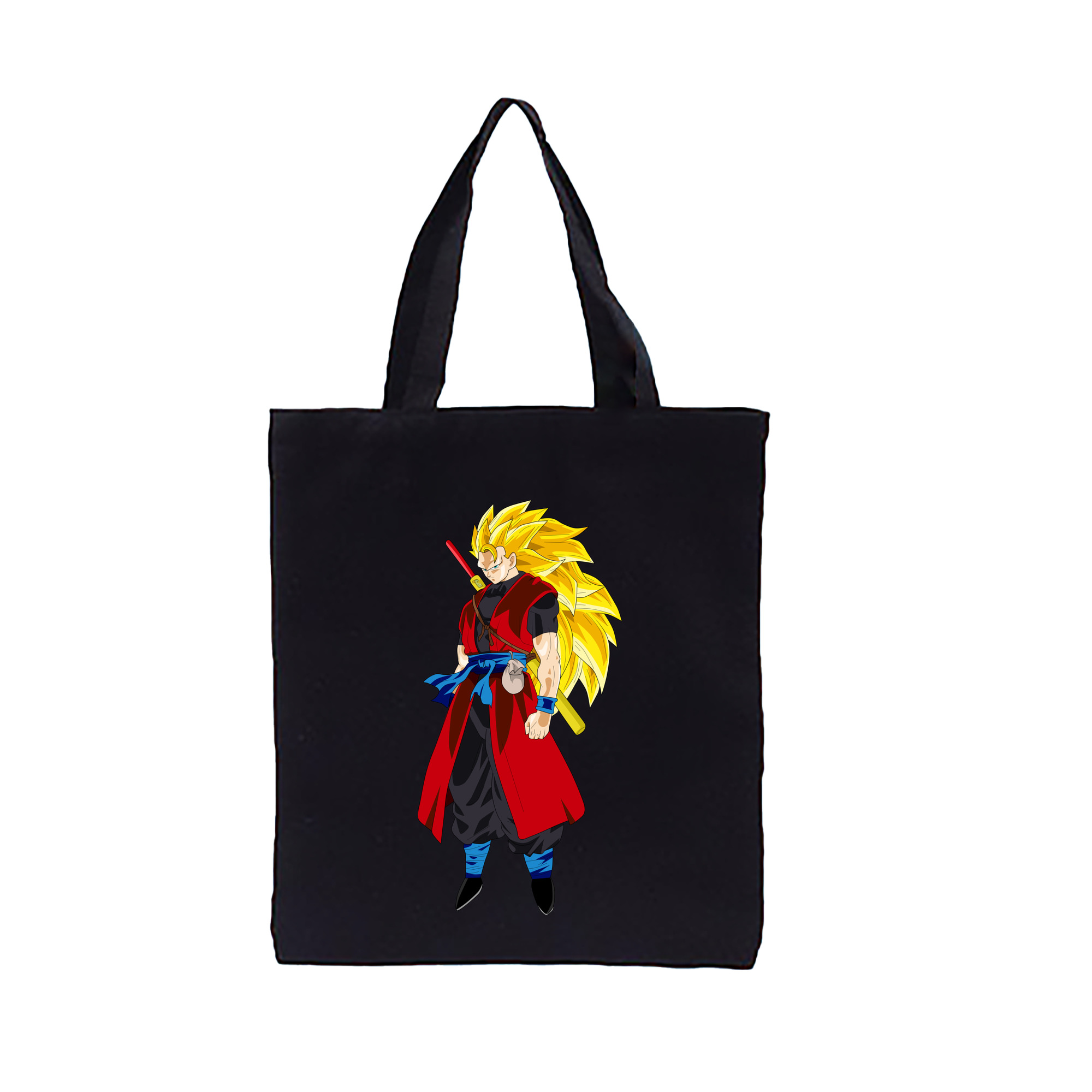 （画像用） ドラゴンボール トランクス（Torankusu）DRAGON BALL Trunks 縦型キャンバス生地手提げバッグ　トートバッグ