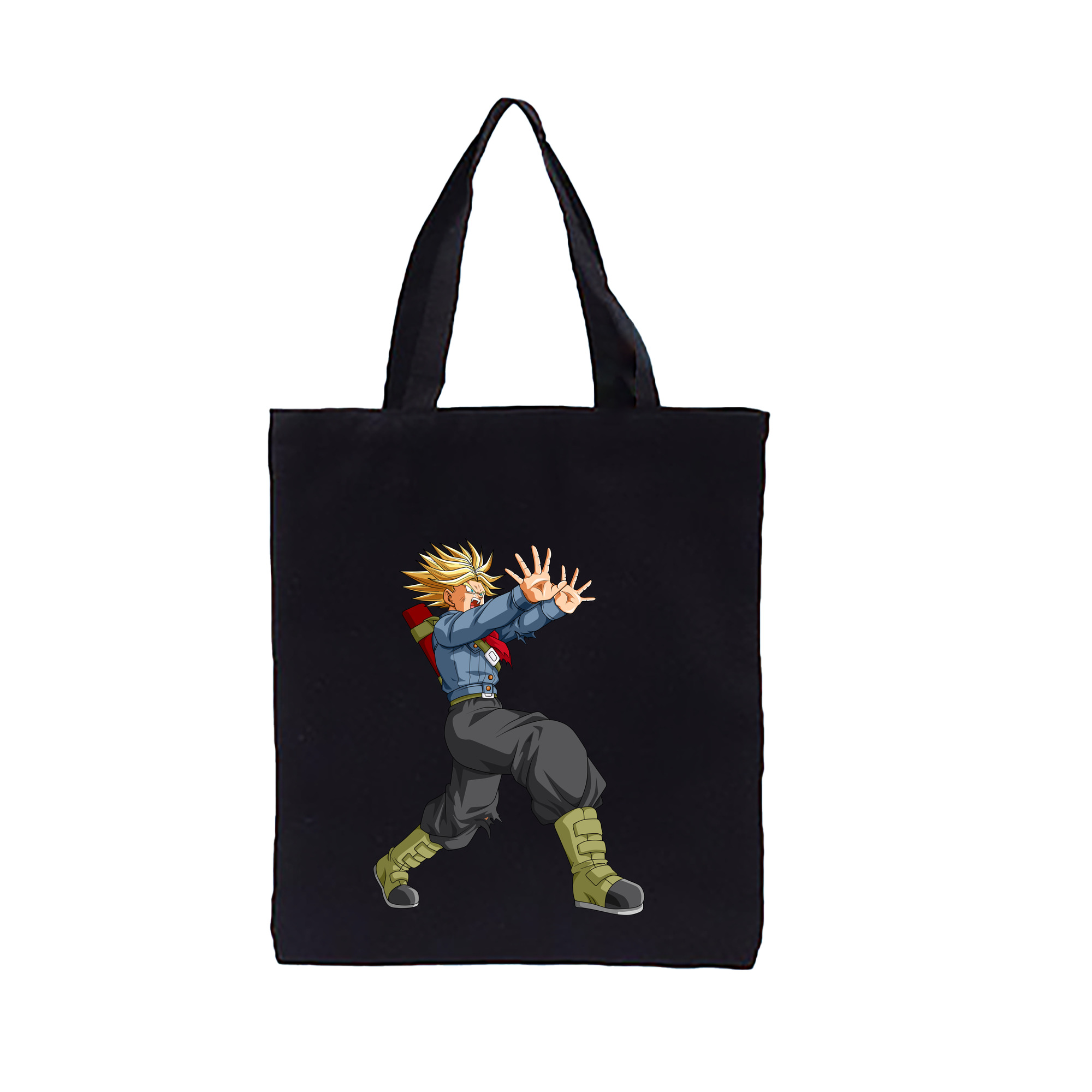 （画像用） ドラゴンボール トランクス（Torankusu）DRAGON BALL Trunks 縦型キャンバス生地手提げバッグ　トートバッグ
