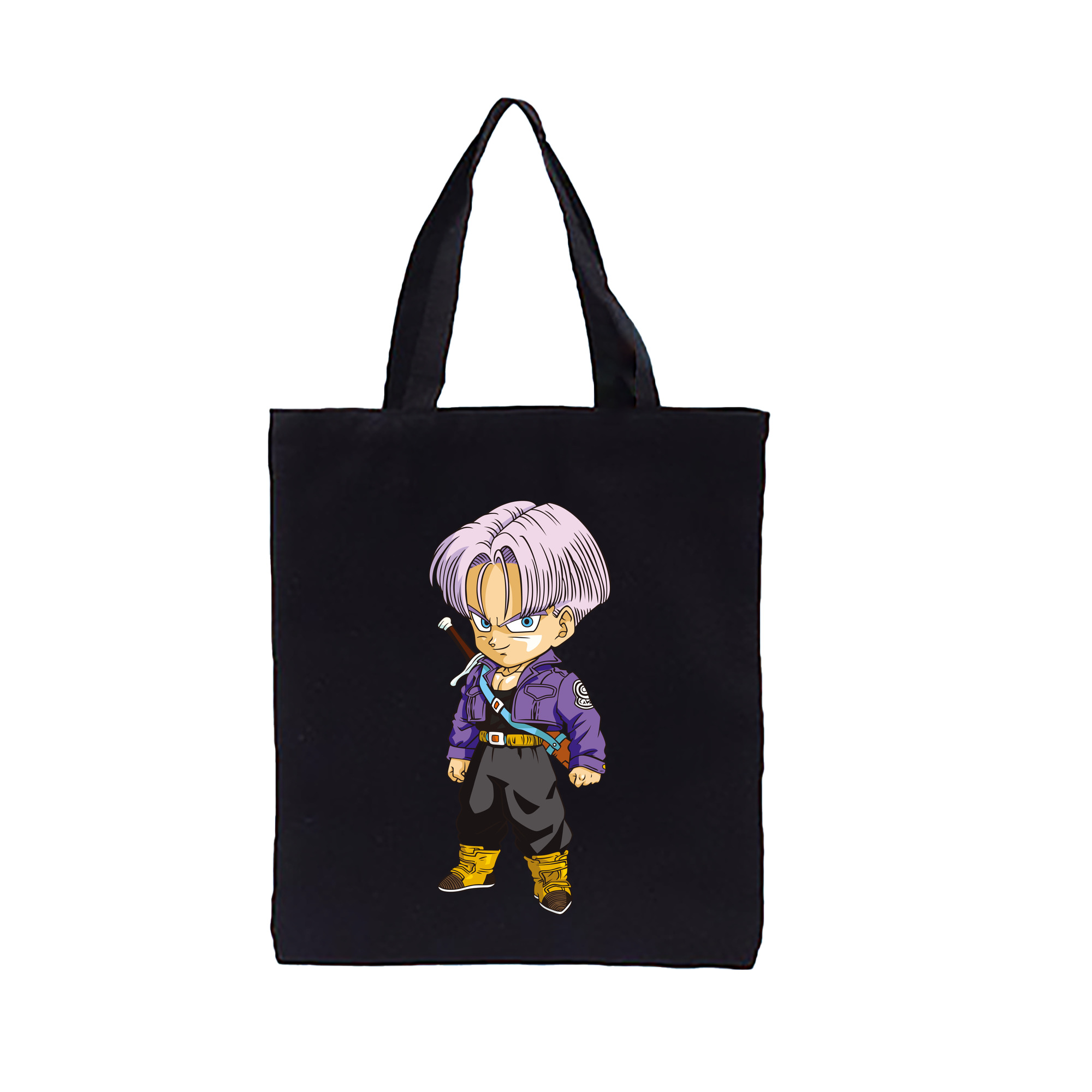 （画像用） ドラゴンボール トランクス（Torankusu）DRAGON BALL Trunks 縦型キャンバス生地手提げバッグ　トートバッグ