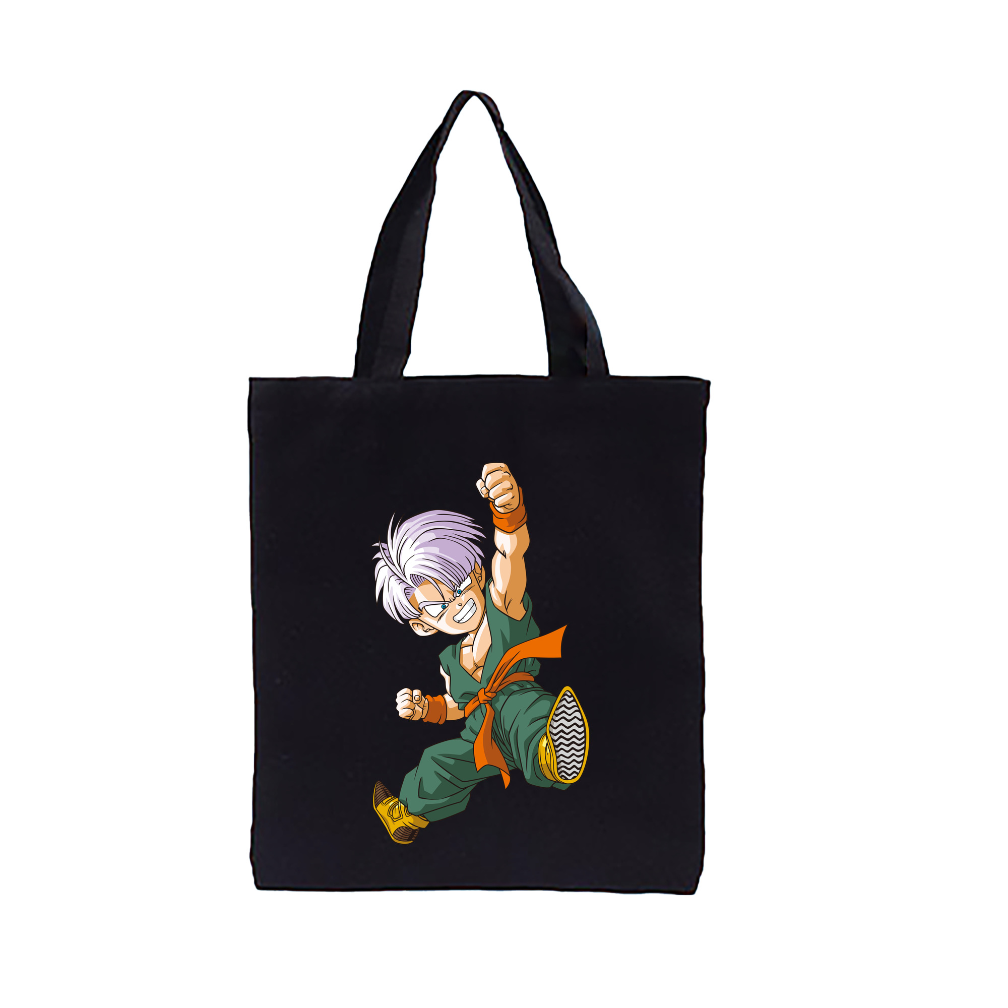 （画像用） ドラゴンボール トランクス（Torankusu）DRAGON BALL Trunks 縦型キャンバス生地手提げバッグ　トートバッグ