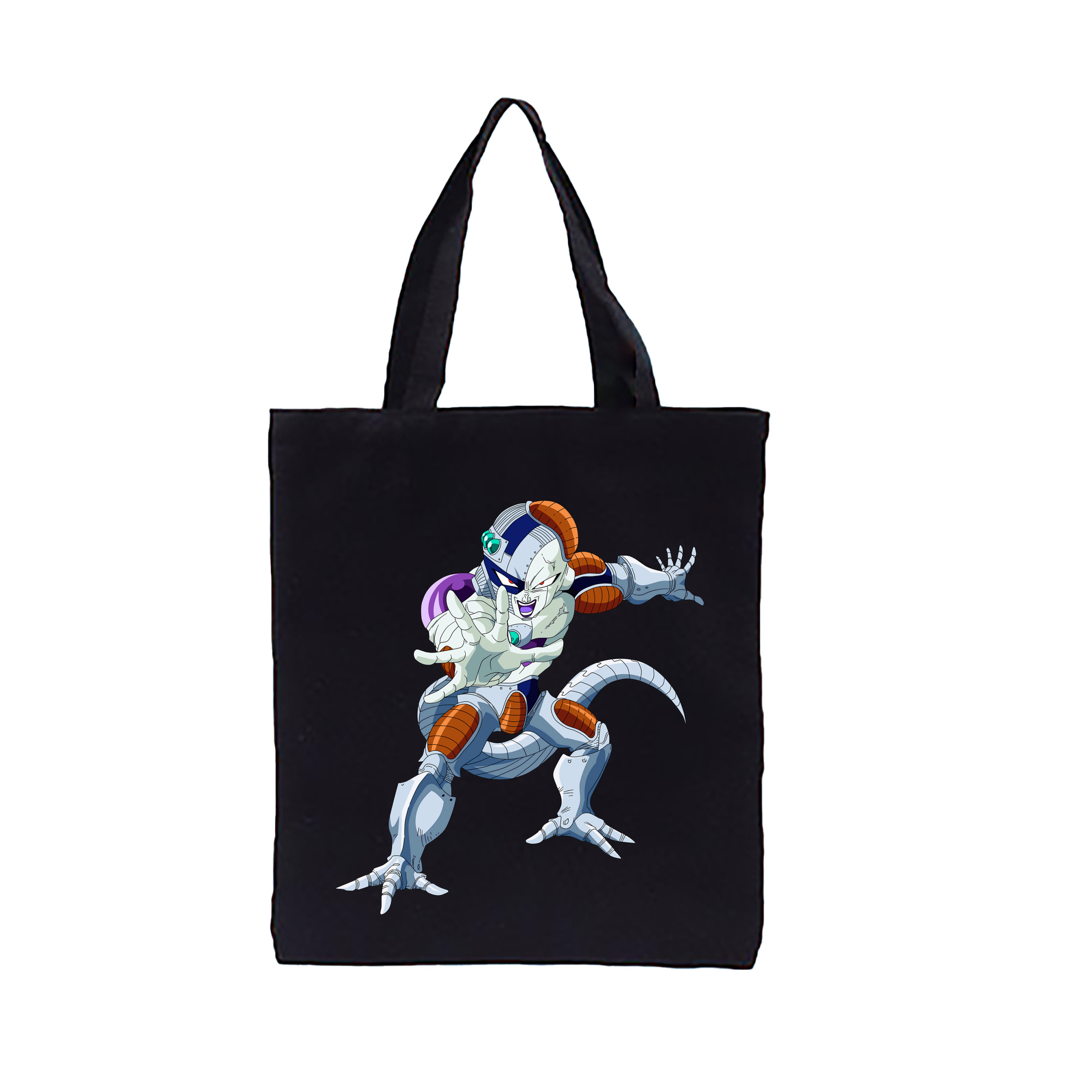 （画像用） ドラゴンボール フリーザ DRAGON BALL Frieza 縦型キャンバス生地手提げバッグ　トートバッグ
